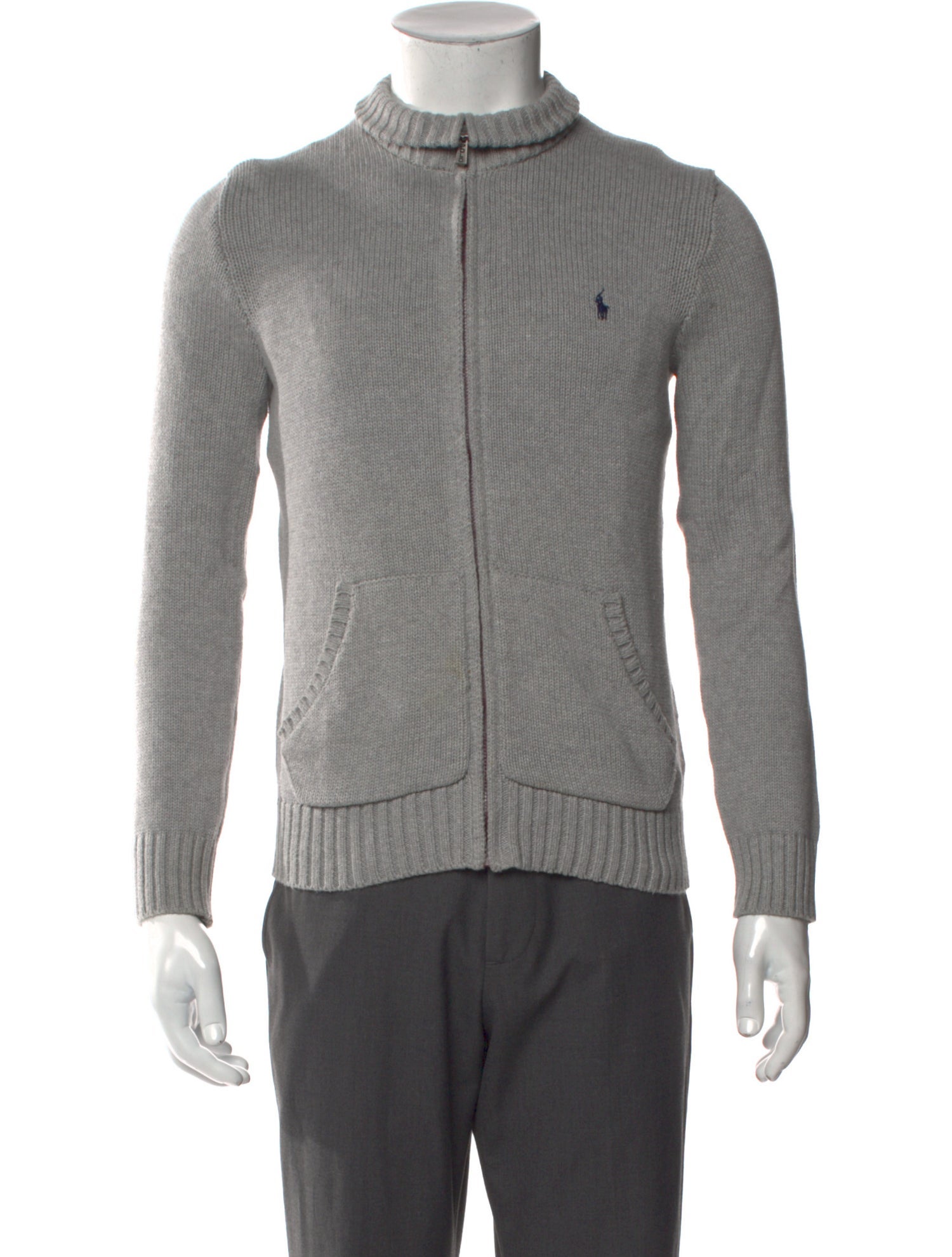 Polo Ralph Lauren Mock Neck Long Sleeve Cardigan