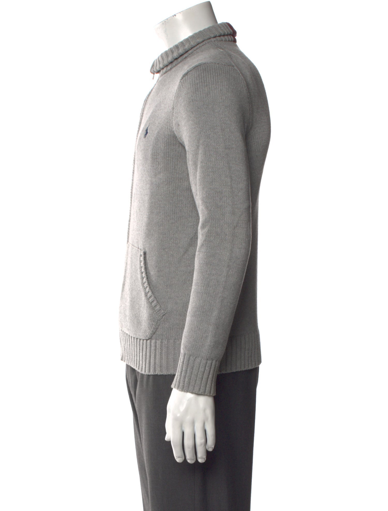 Polo Ralph Lauren Mock Neck Long Sleeve Cardigan