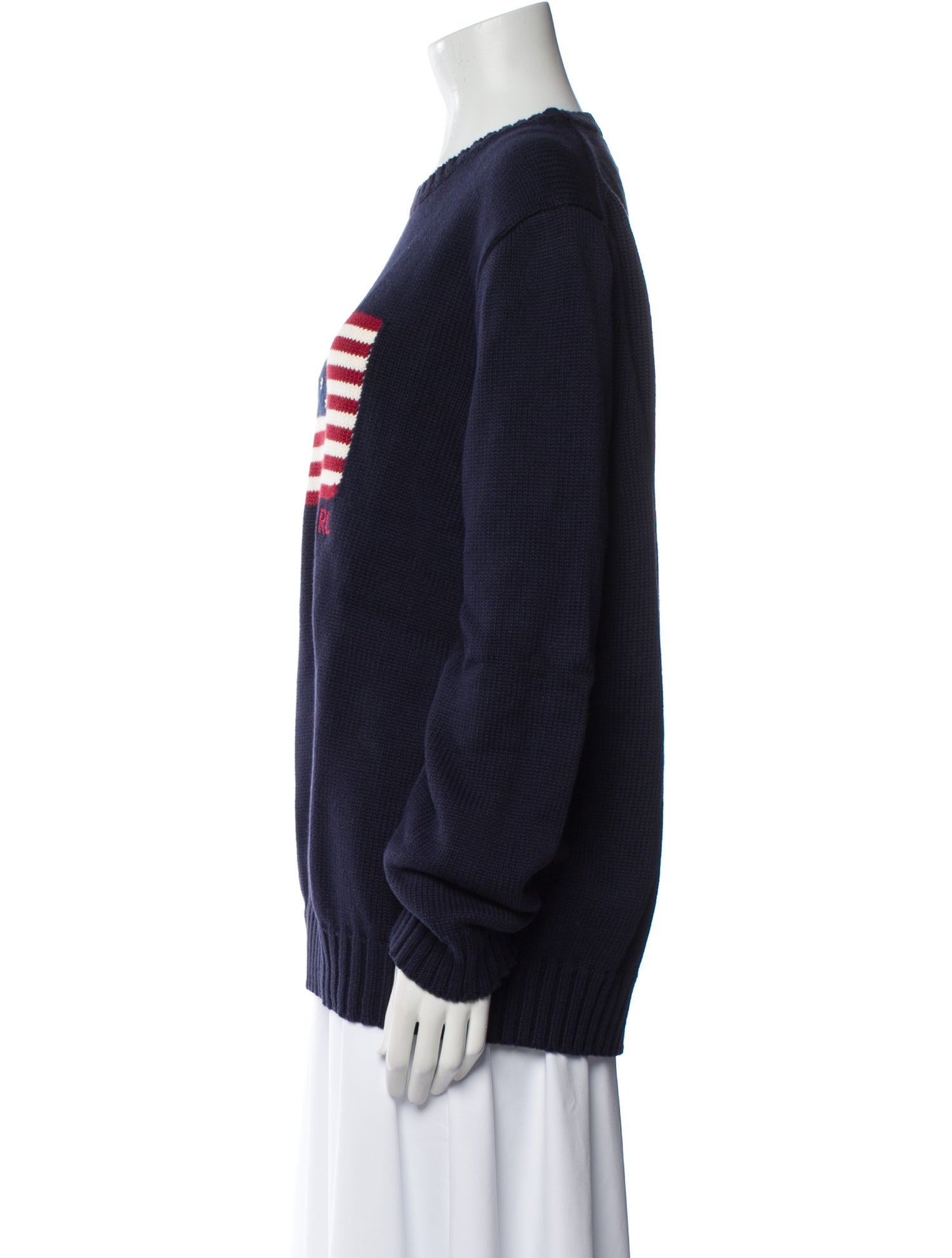 Polo Ralph Lauren Graphic Print Crew Neck Sweater w/ Tags