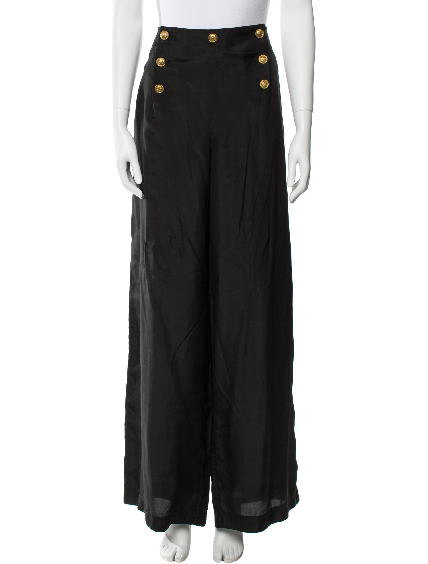 Polo Ralph Lauren Silk Wide Leg Pants