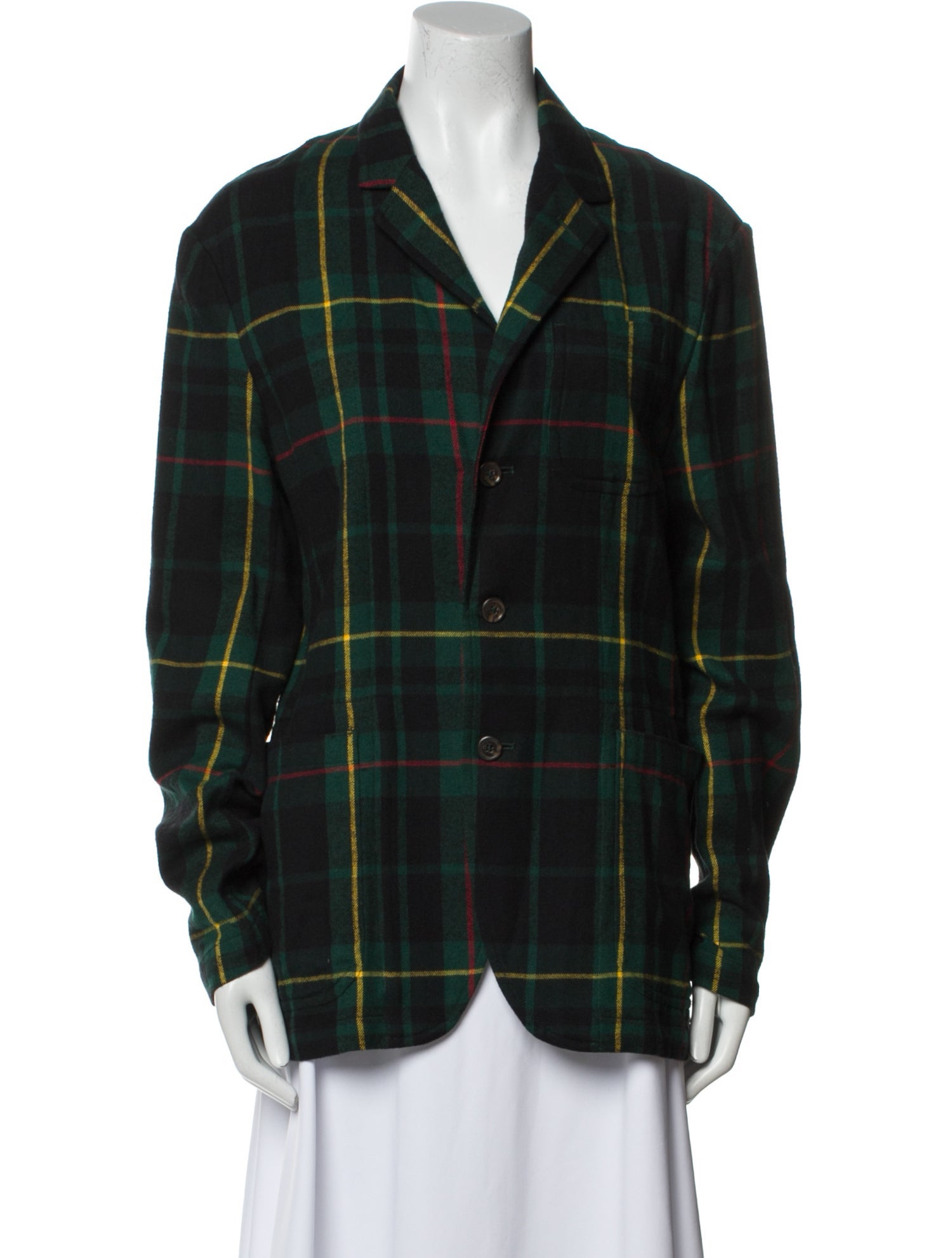 Polo Ralph Lauren Plaid Print Blazer w/ Tags