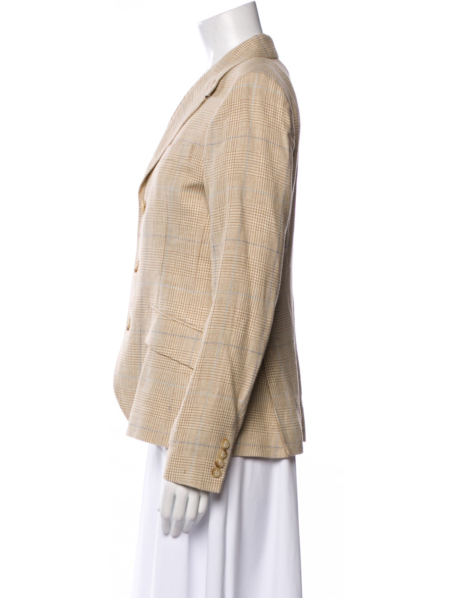 Polo Ralph Lauren Wool Plaid Print Blazer w/ Tags