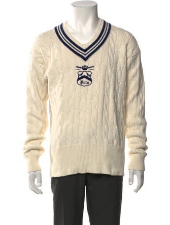 Polo Ralph Lauren Graphic Print V-Neck Pullover