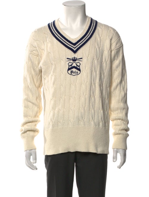 Polo Ralph Lauren Graphic Print V-Neck Pullover