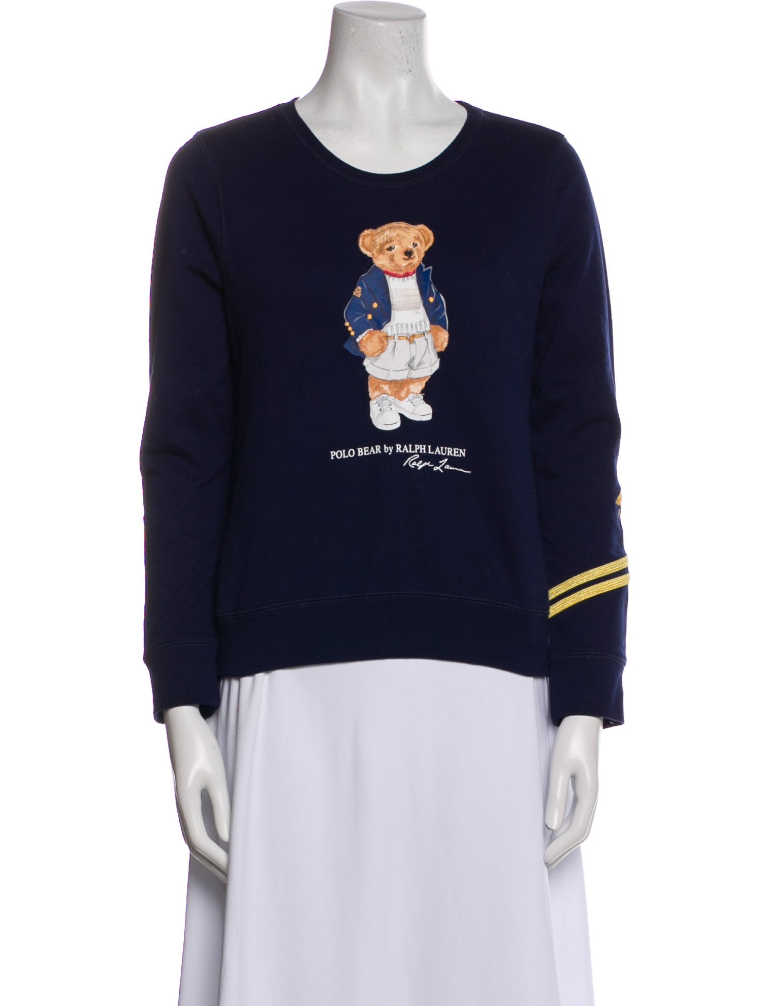 Polo Ralph Lauren Girls' Bear Graphic Sweatshirt