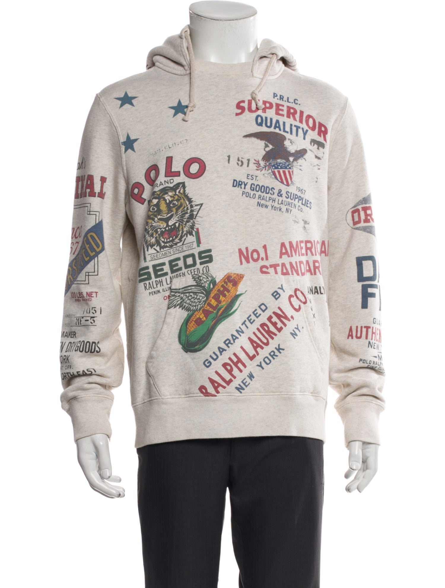 Polo Ralph Lauren Printed Crew Neck Hoodie