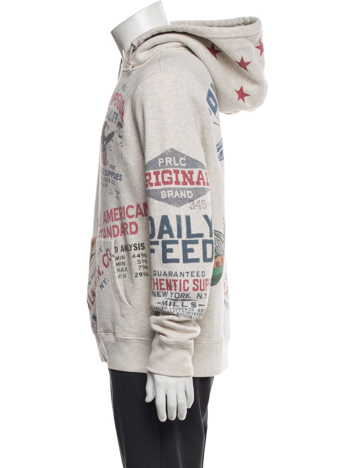 Polo Ralph Lauren Printed Crew Neck Hoodie