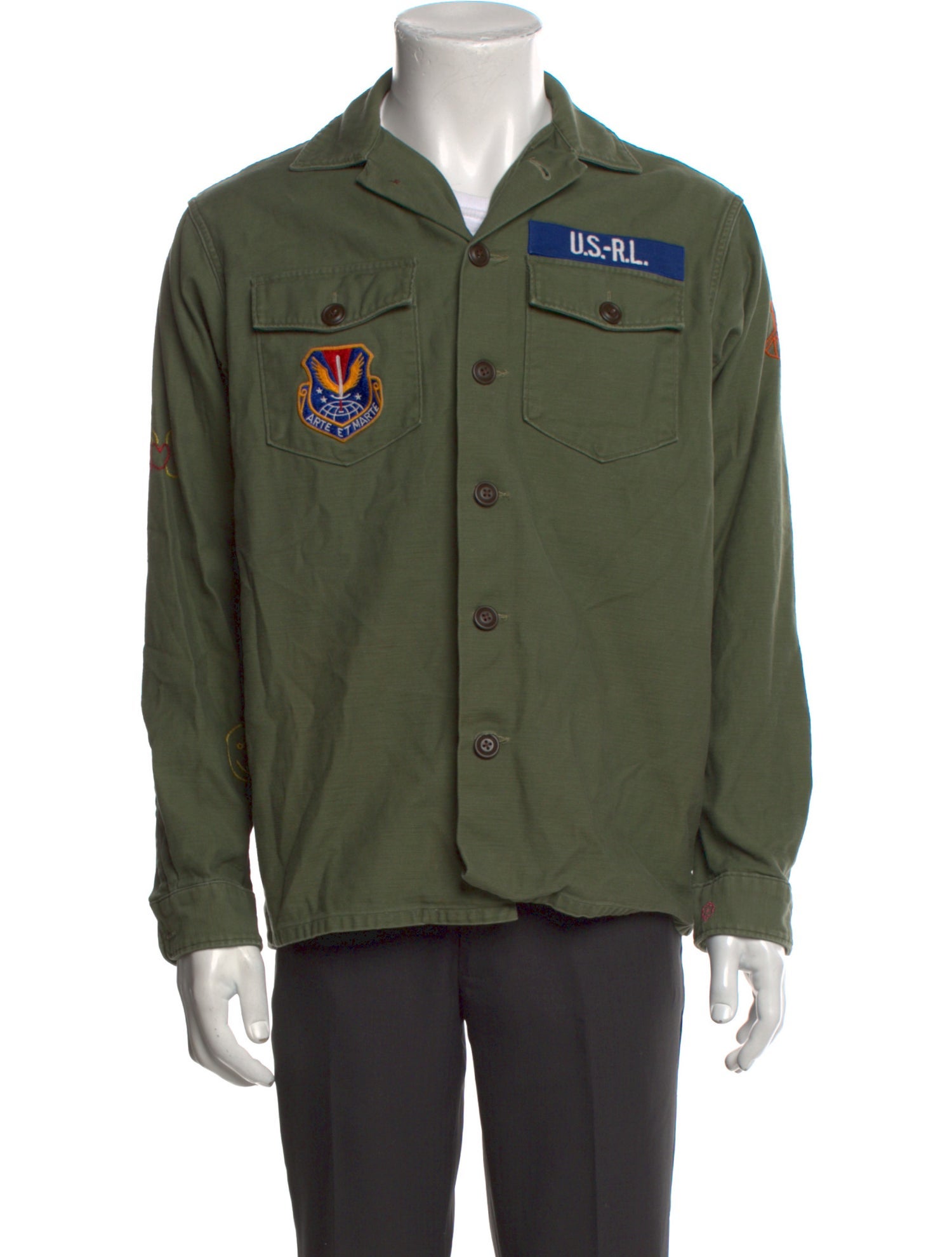 Polo Ralph Lauren Peace Love Polo Long Sleeve Shirt