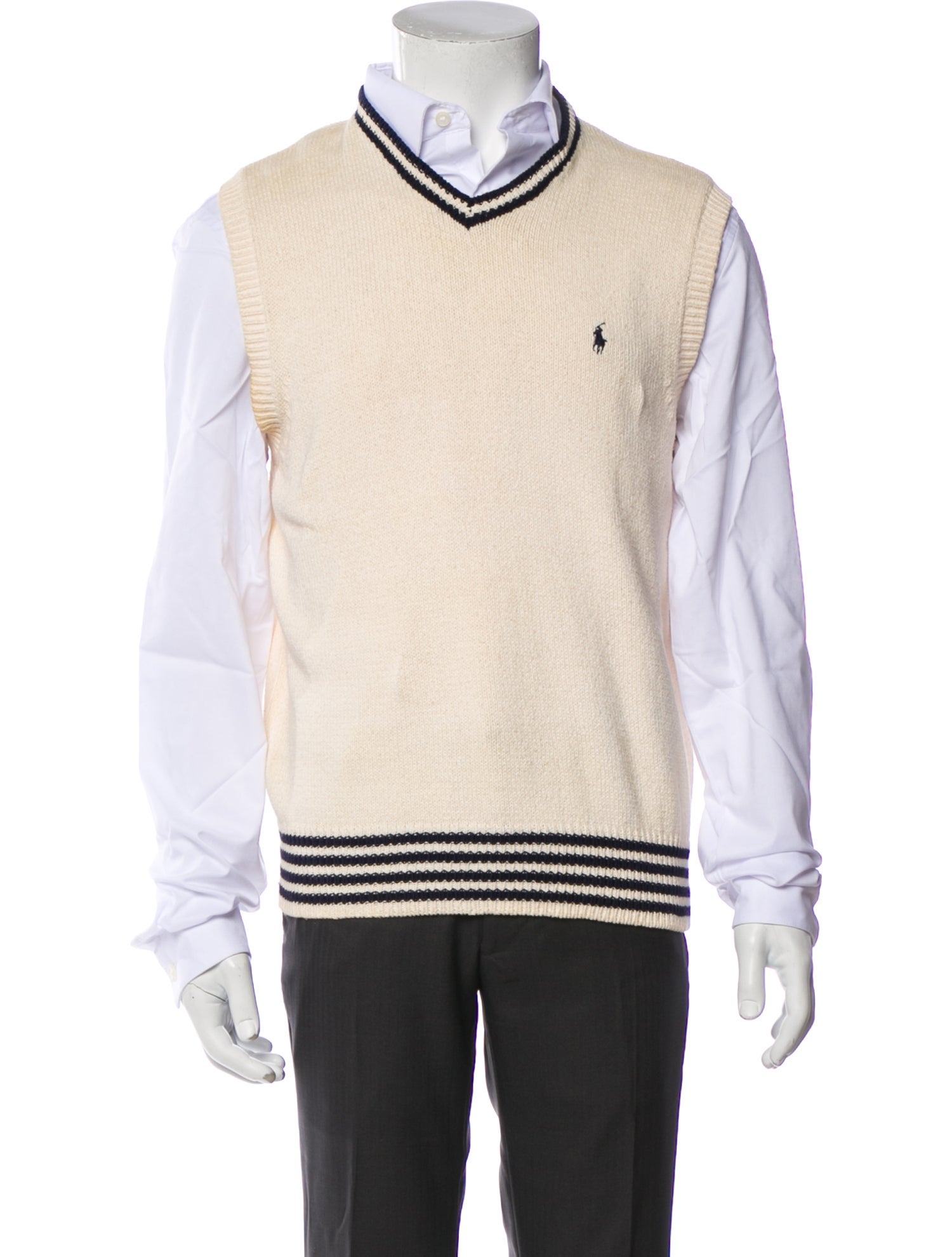 Polo Ralph Lauren Striped V-Neck Sweater Vest