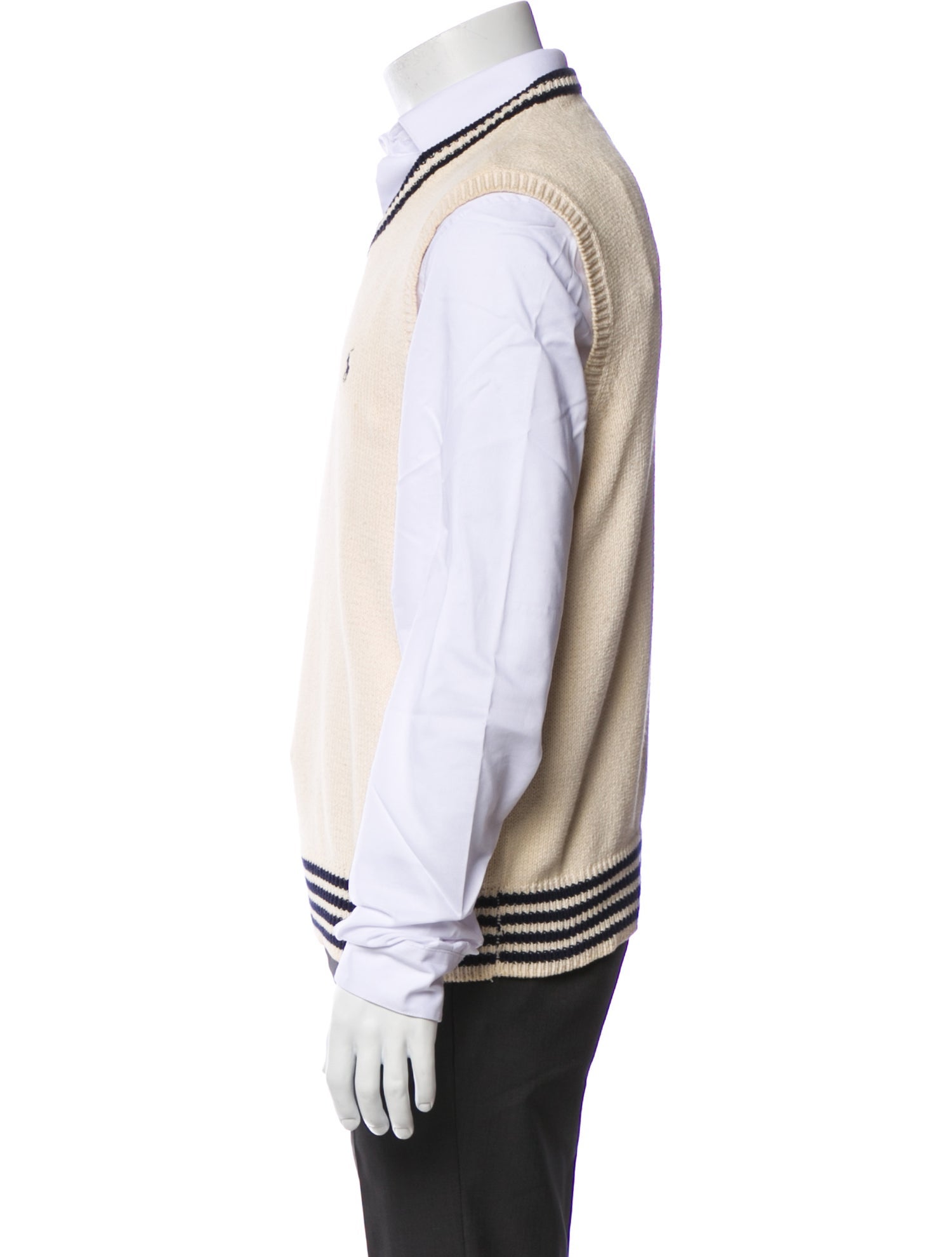 Polo Ralph Lauren Striped V-Neck Sweater Vest