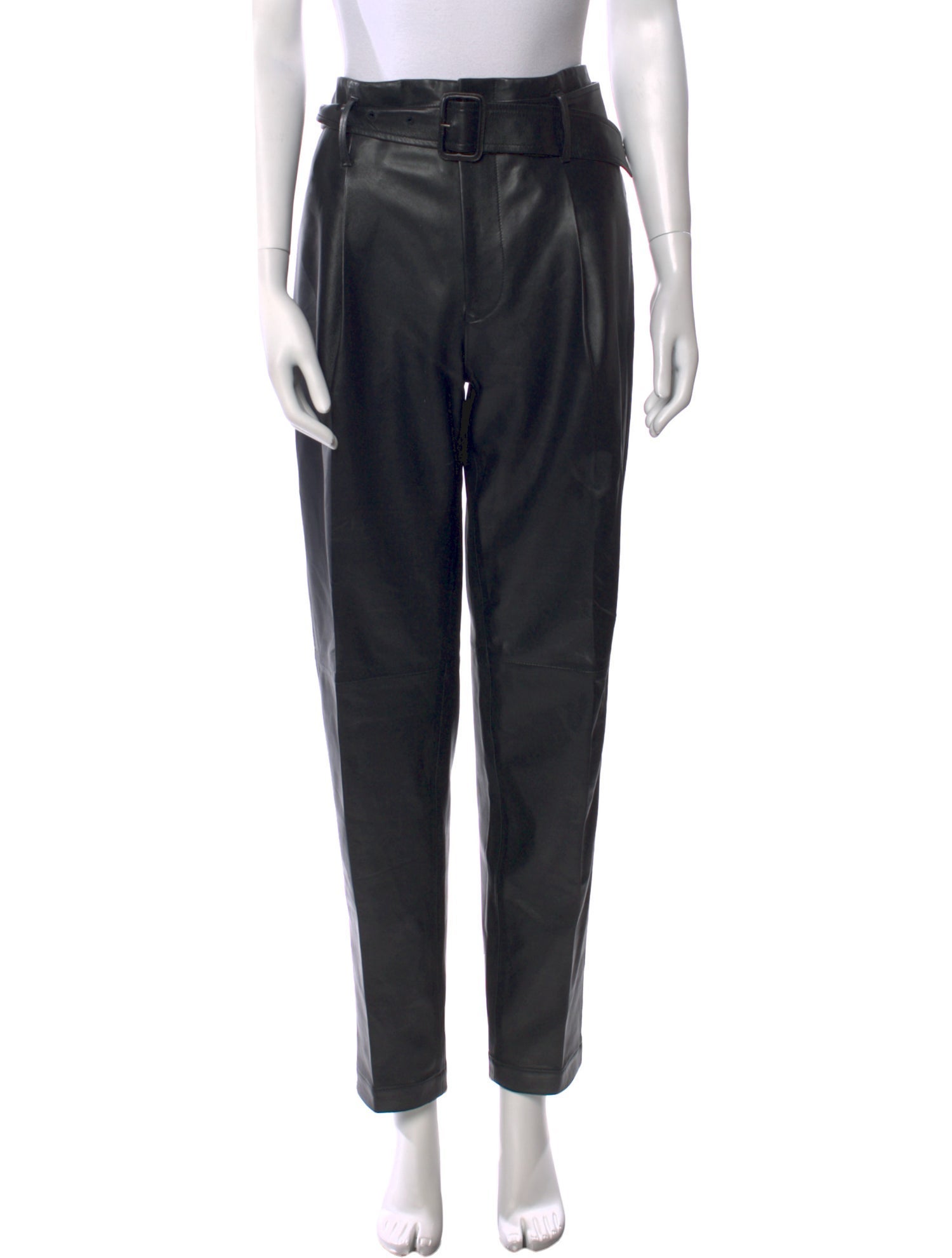 Polo Ralph Lauren Lamb Leather Straight Leg Pants