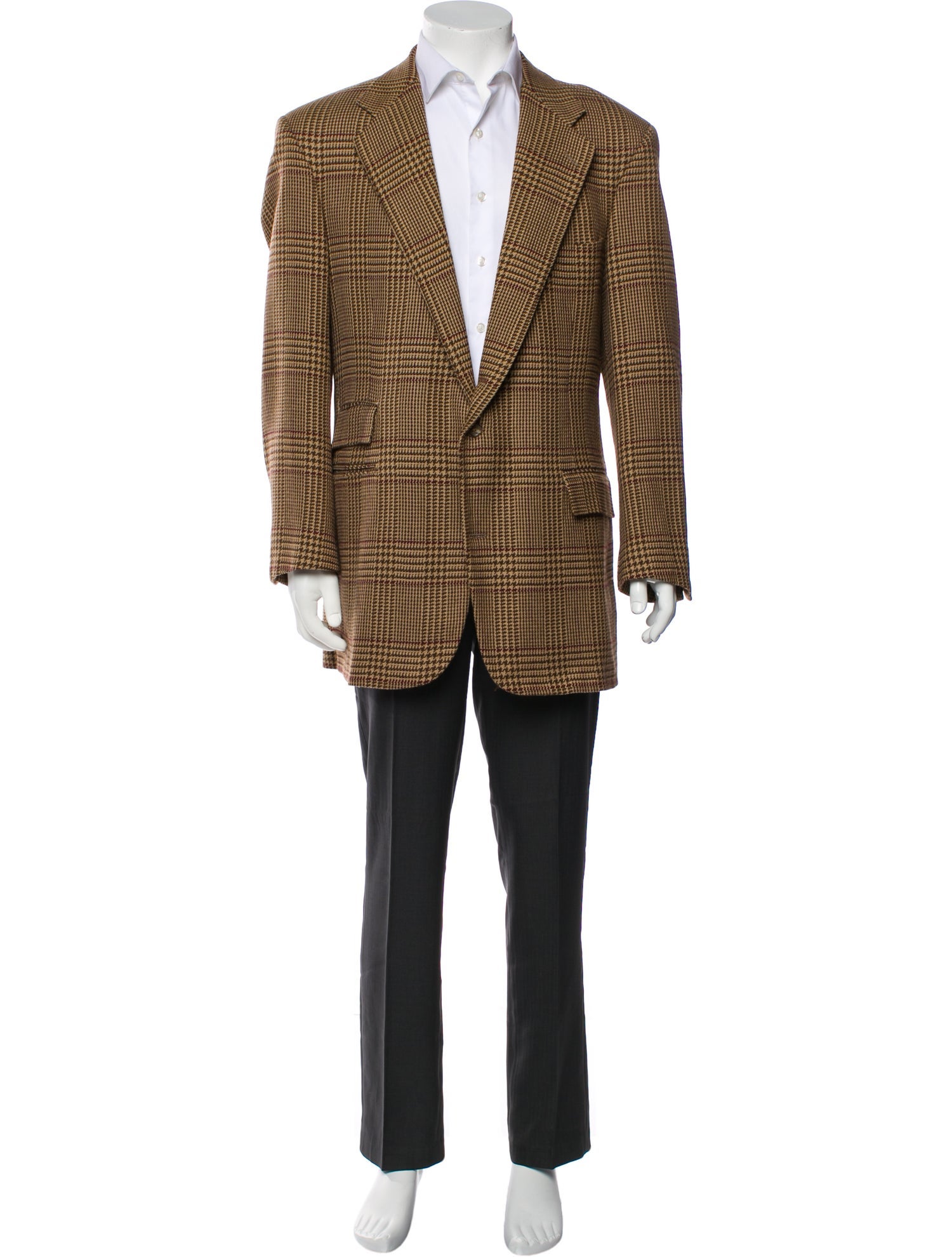 Polo Ralph Lauren Houndstooth Print Overcoat