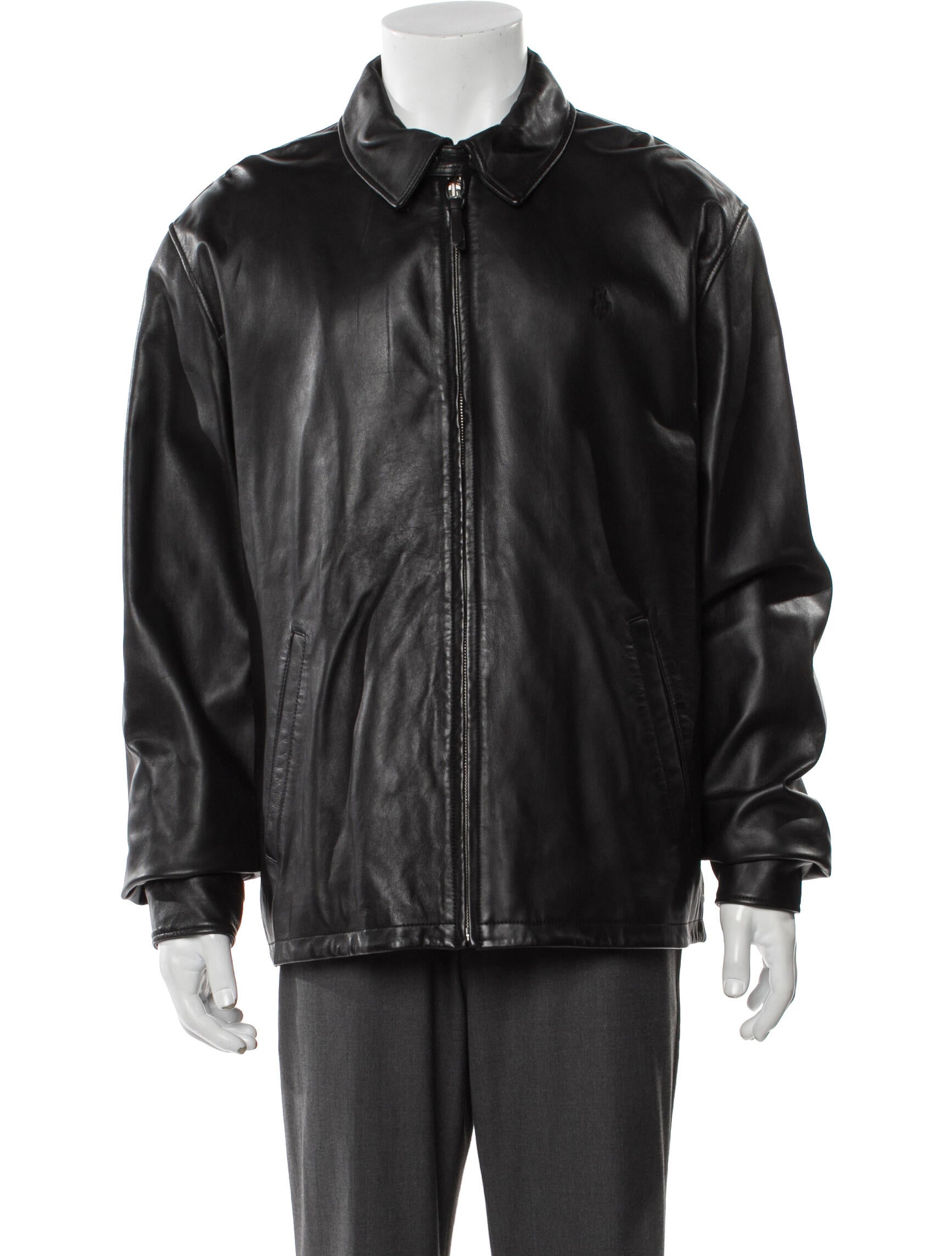 Polo Ralph Lauren Lamb Leather Moto Jacket w/ Tags