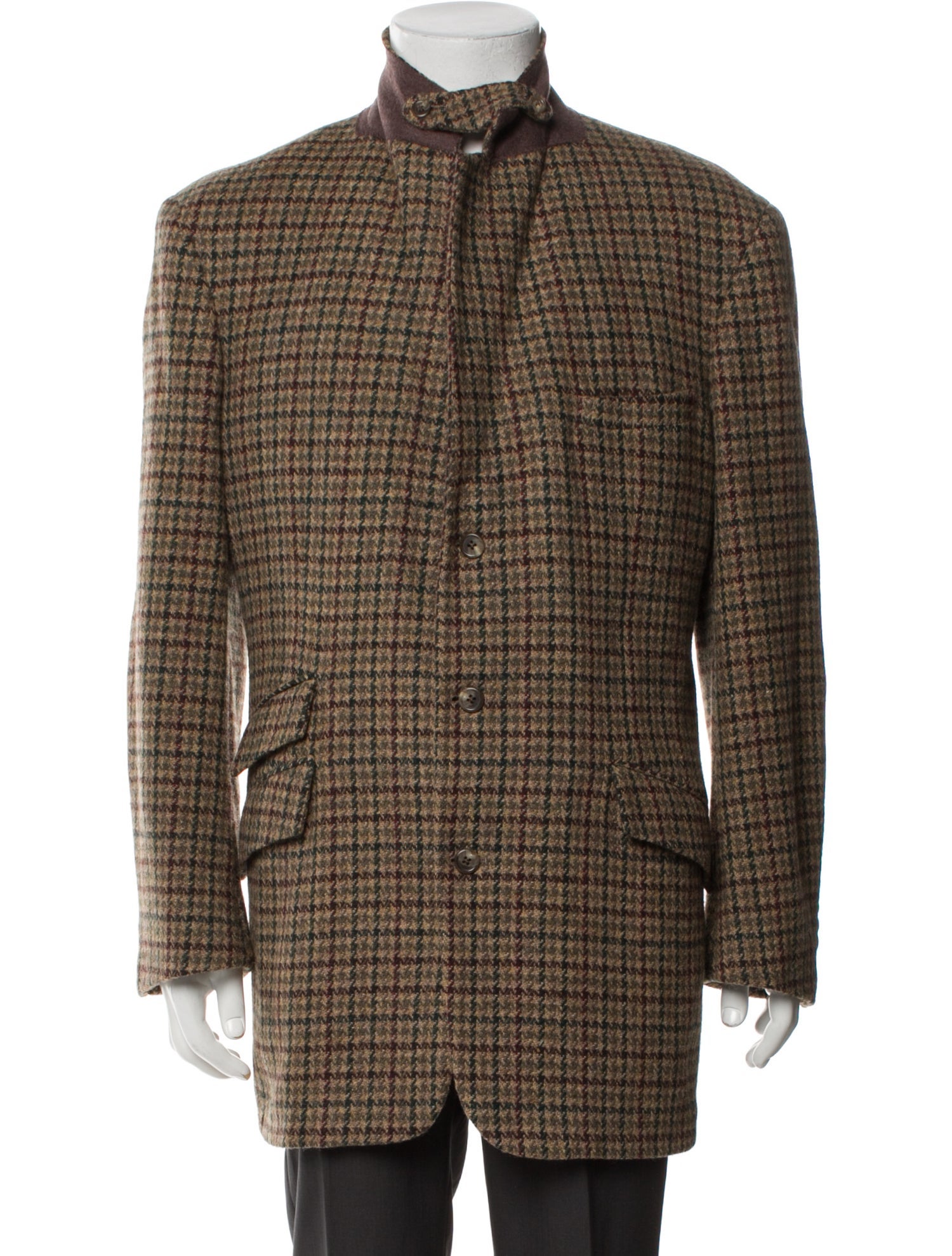 Polo Ralph Lauren Plaid Print Peacoat