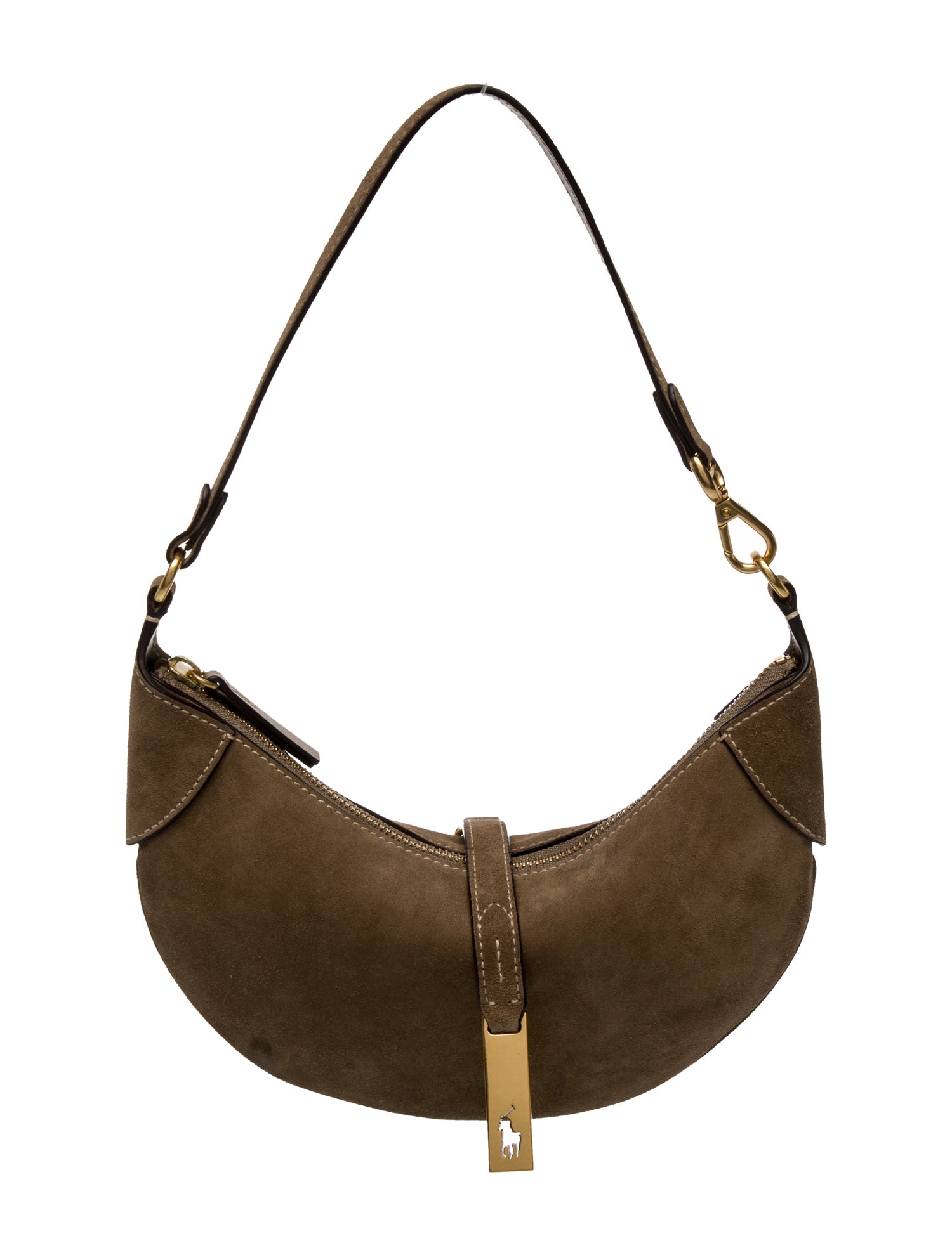 Polo Ralph Lauren Suede Shoulder Bag