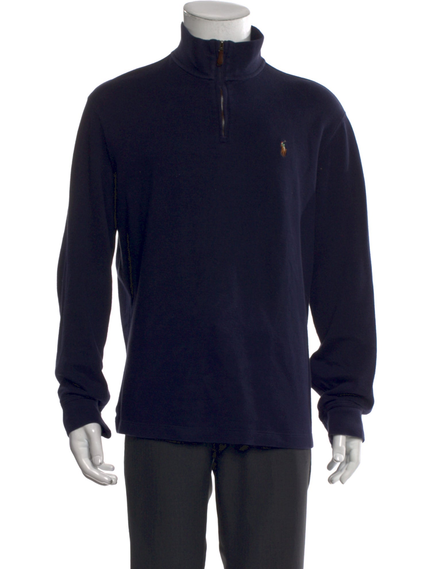 Polo Ralph Lauren Graphic Print Mock Neck Sweatshirt