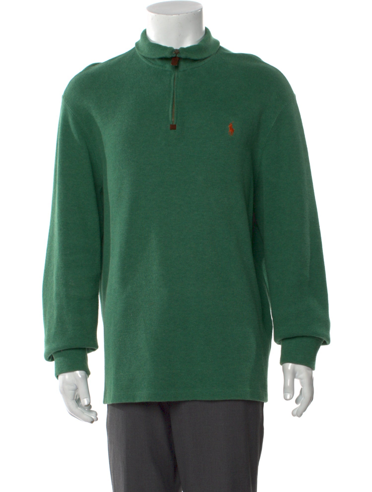Polo Ralph Lauren Mock Neck Long Sleeve Polo Sweater