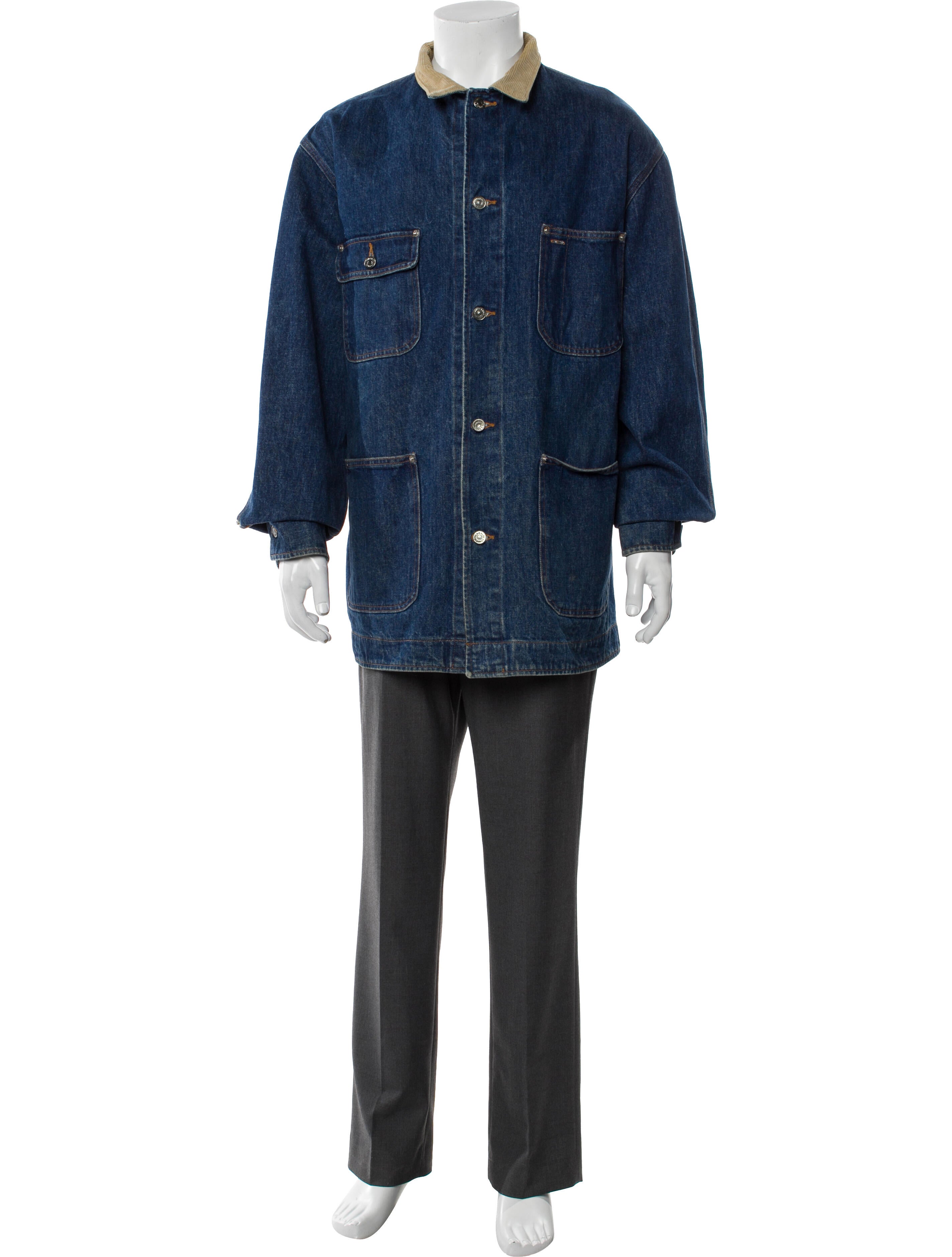 Polo Ralph Lauren Plaid Print Denim Jacket