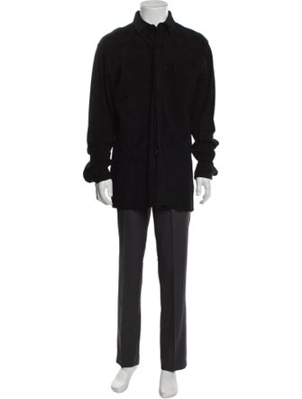 Polo Ralph Lauren Leather Long Sleeve Shirt