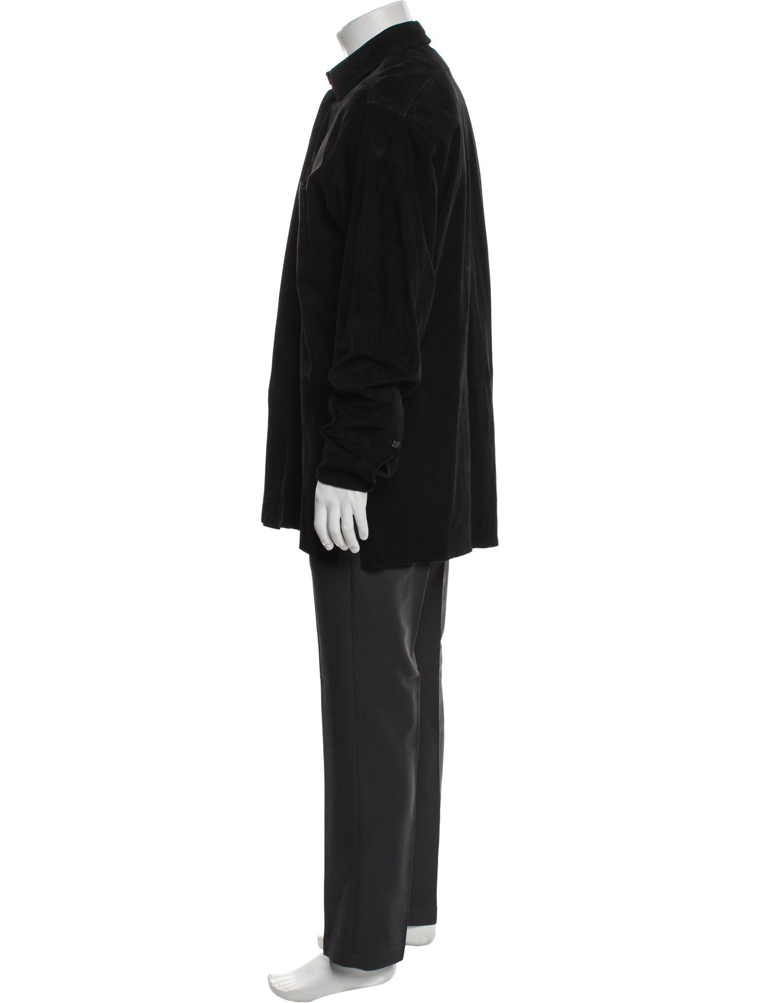 Polo Ralph Lauren Leather Long Sleeve Shirt