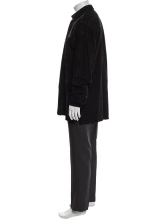 Polo Ralph Lauren Leather Long Sleeve Shirt