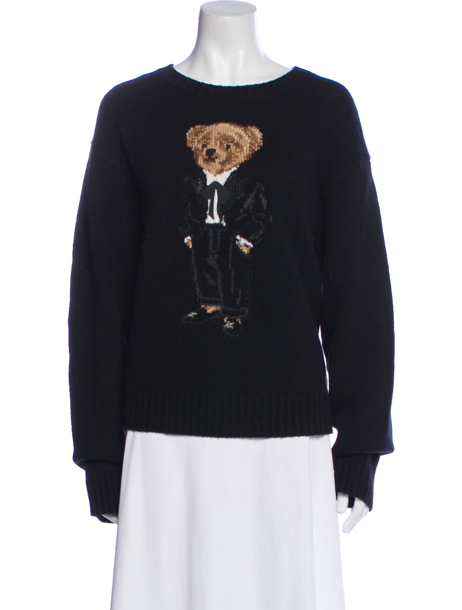 Polo Ralph Lauren Wool Graphic Print Sweater