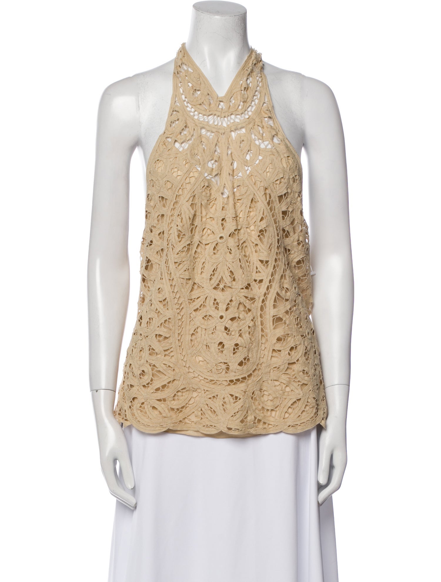 Ralph Lauren Printed Halterneck Top