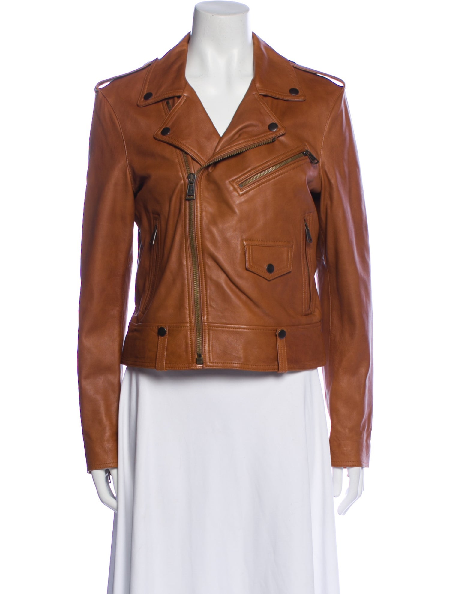 Polo Ralph Lauren Lamb Leather Biker Jacket