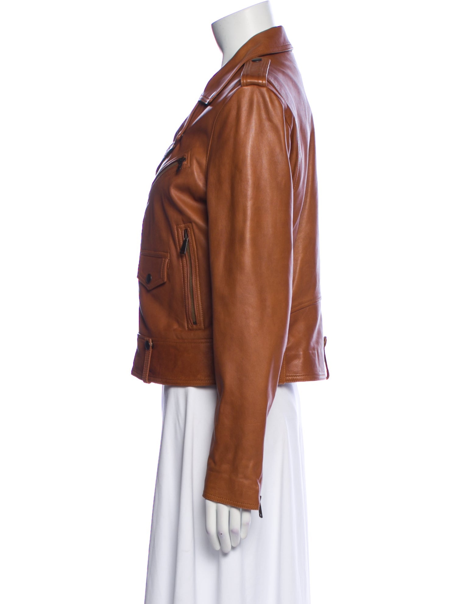 Polo Ralph Lauren Lamb Leather Biker Jacket