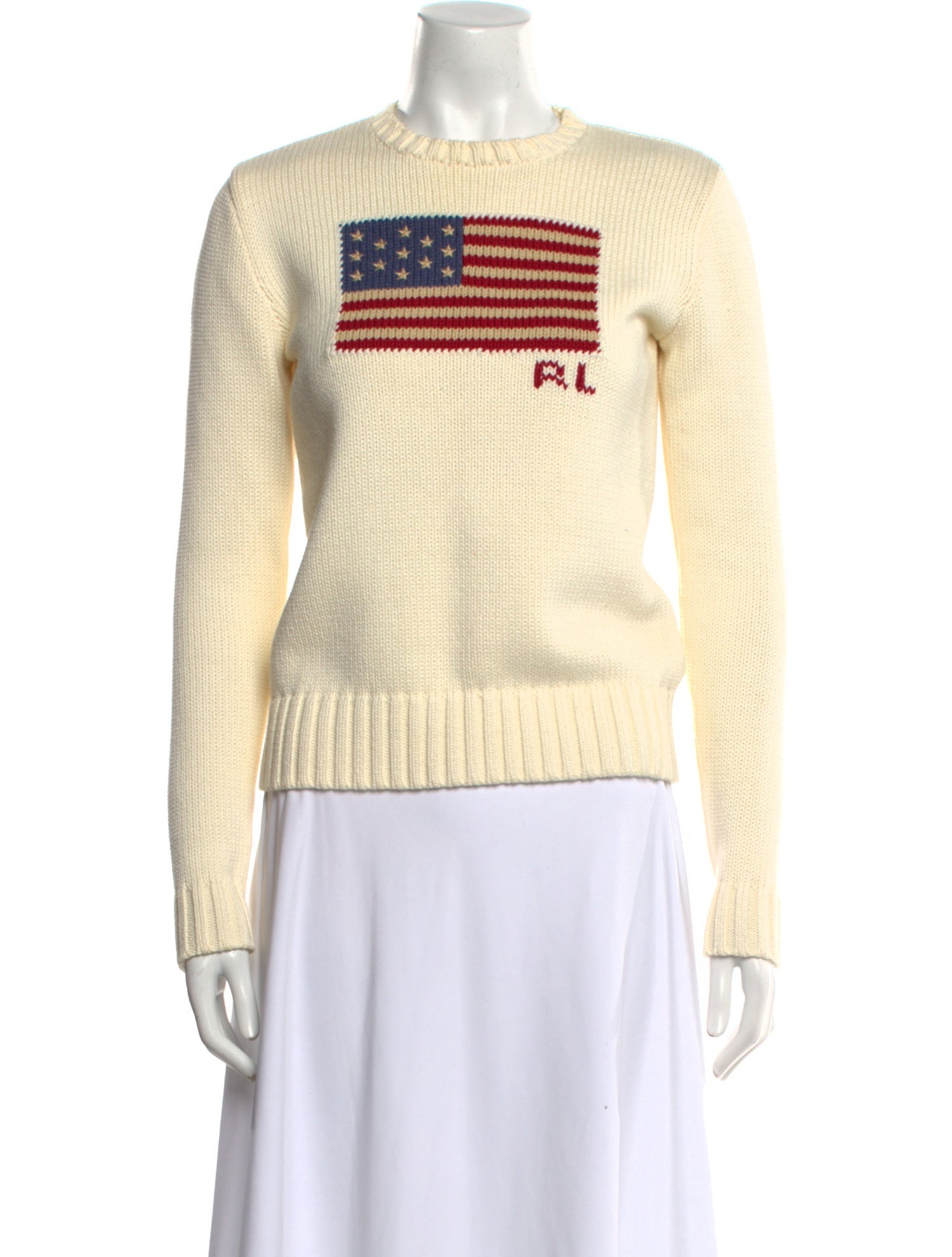 Polo Ralph Lauren Graphic Print Crew Neck Sweater