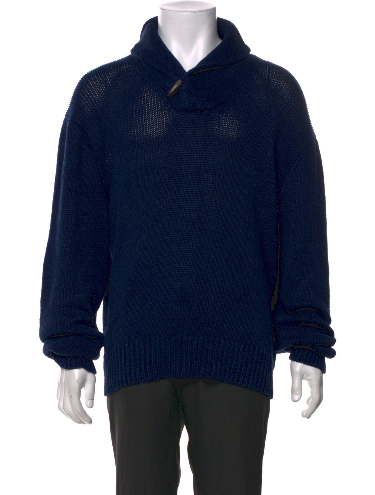 Polo Ralph Lauren Linen Mock Neck Polo Sweater