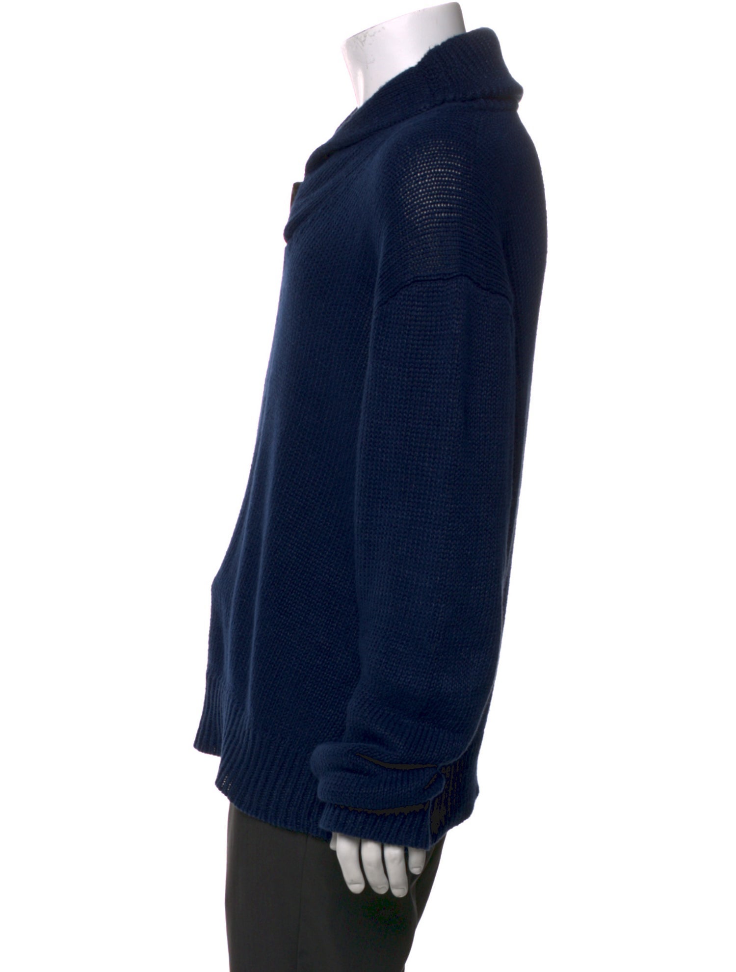 Polo Ralph Lauren Linen Mock Neck Polo Sweater