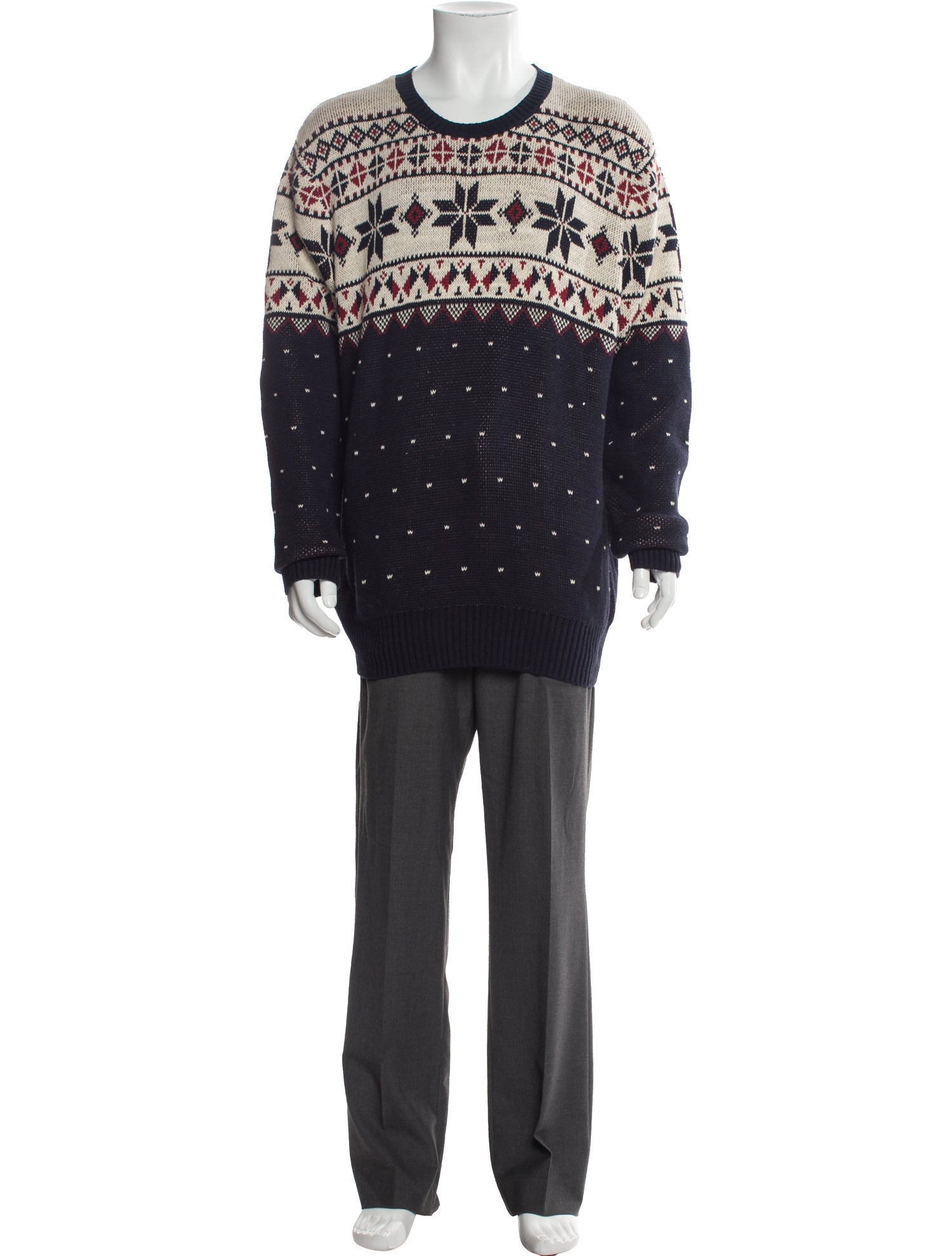 Polo Ralph Lauren Printed Scoop Neck Pullover w/ Tags