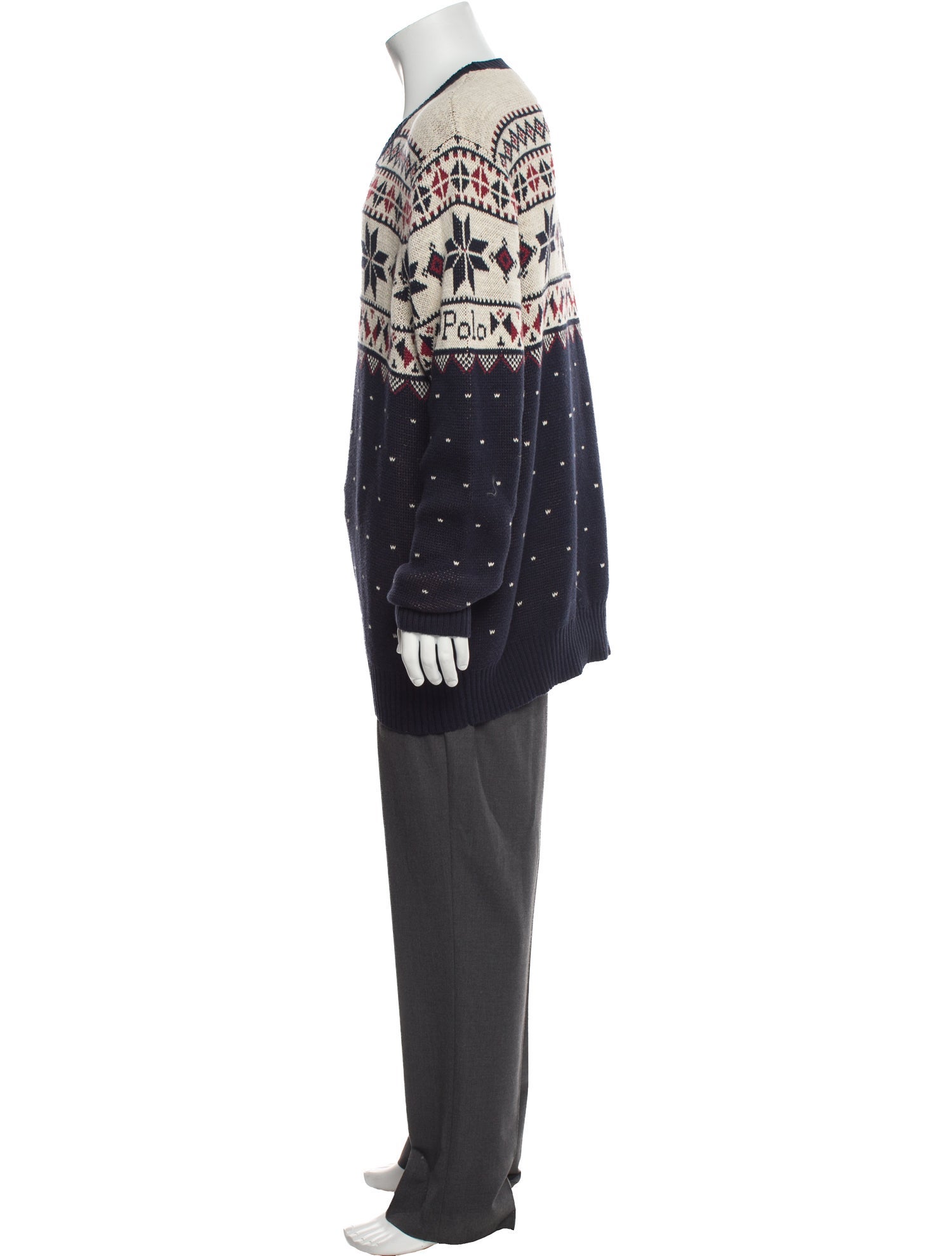 Polo Ralph Lauren Printed Scoop Neck Pullover w/ Tags