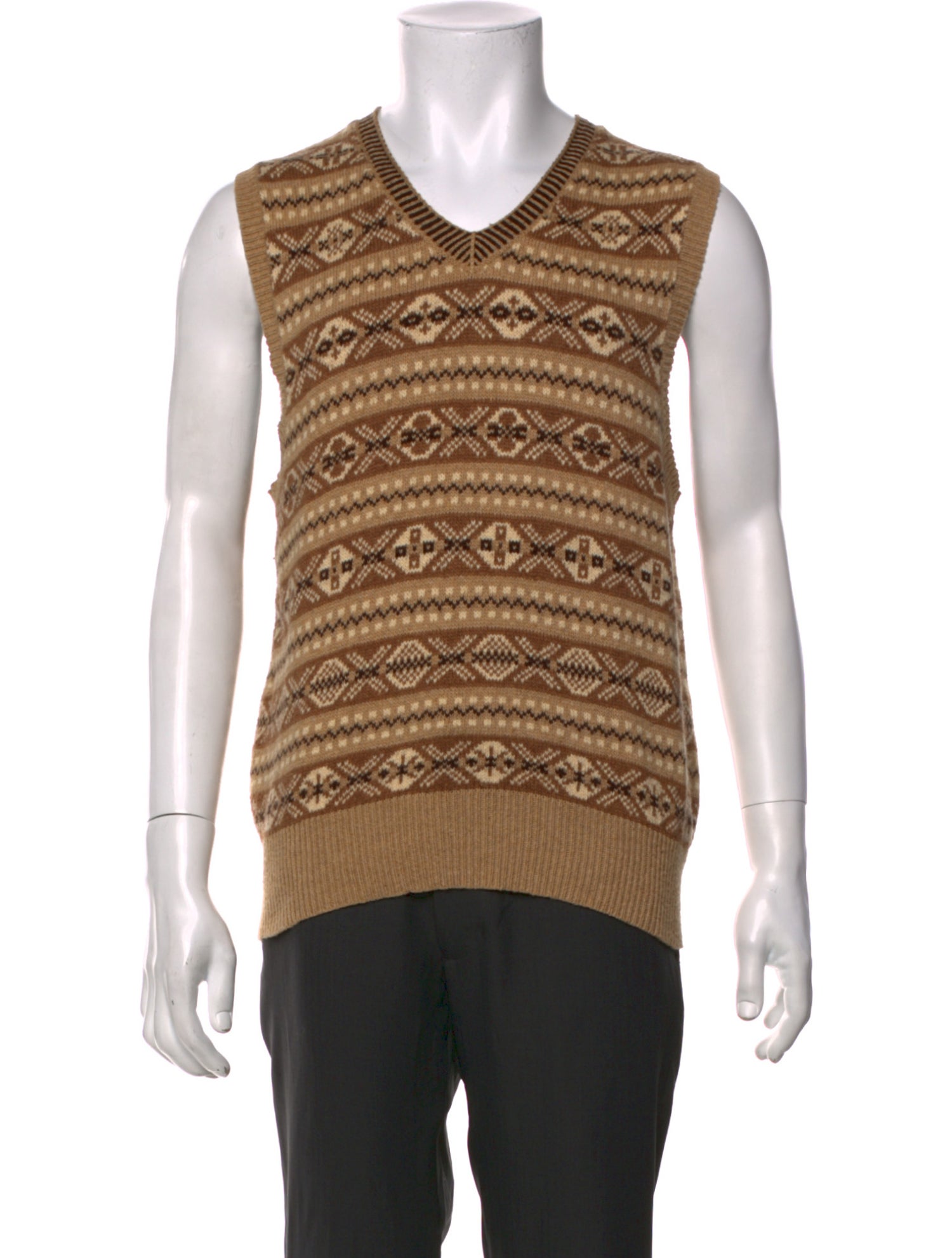 Polo Ralph Lauren Printed V-Neck Sweater Vest