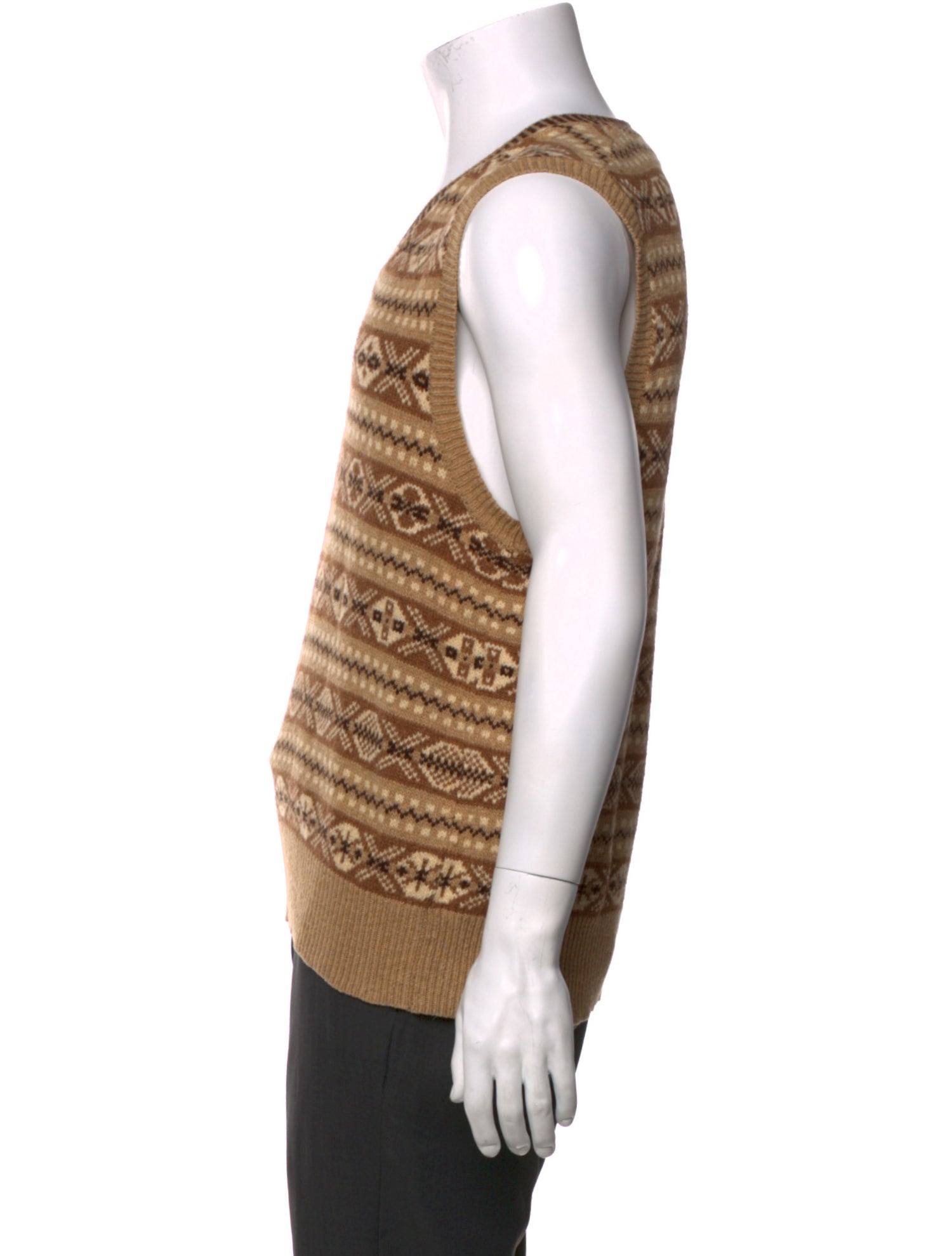 Polo Ralph Lauren Printed V-Neck Sweater Vest