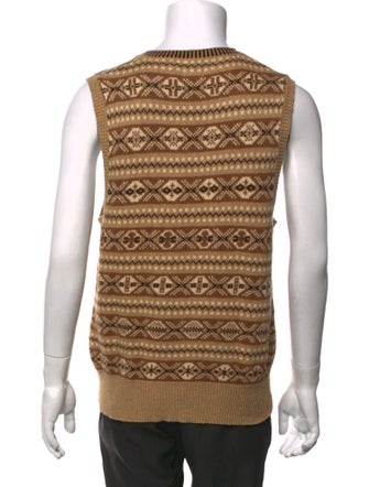 Polo Ralph Lauren Printed V-Neck Sweater Vest