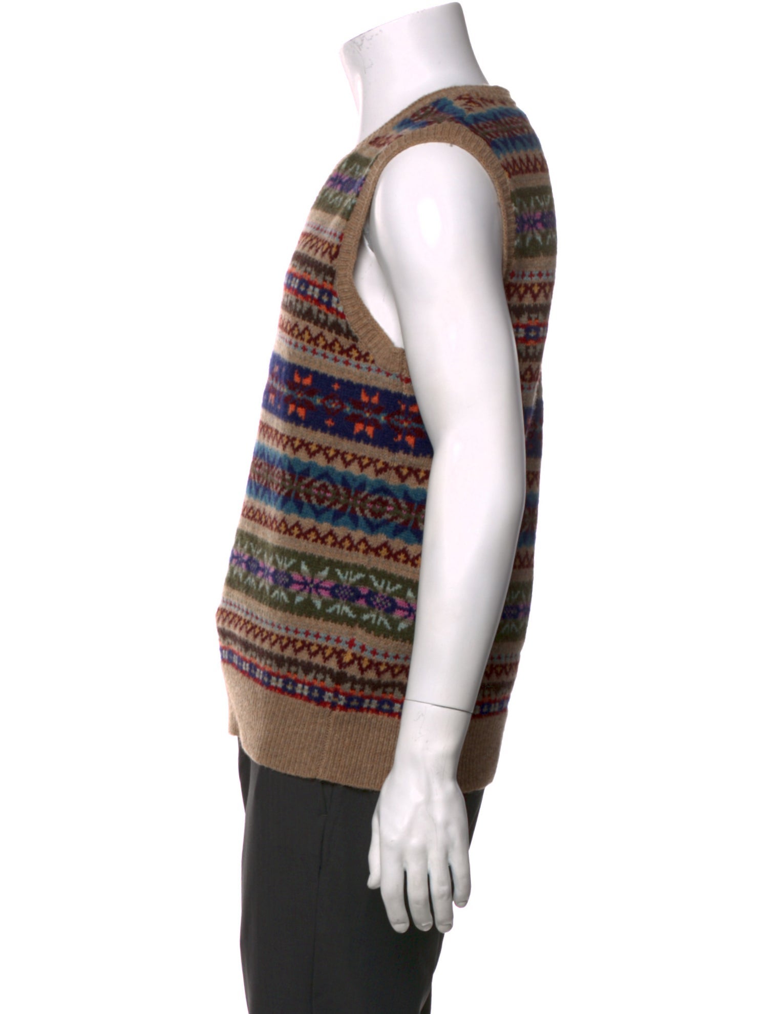 Polo Ralph Lauren Wool Printed Sweater Vest