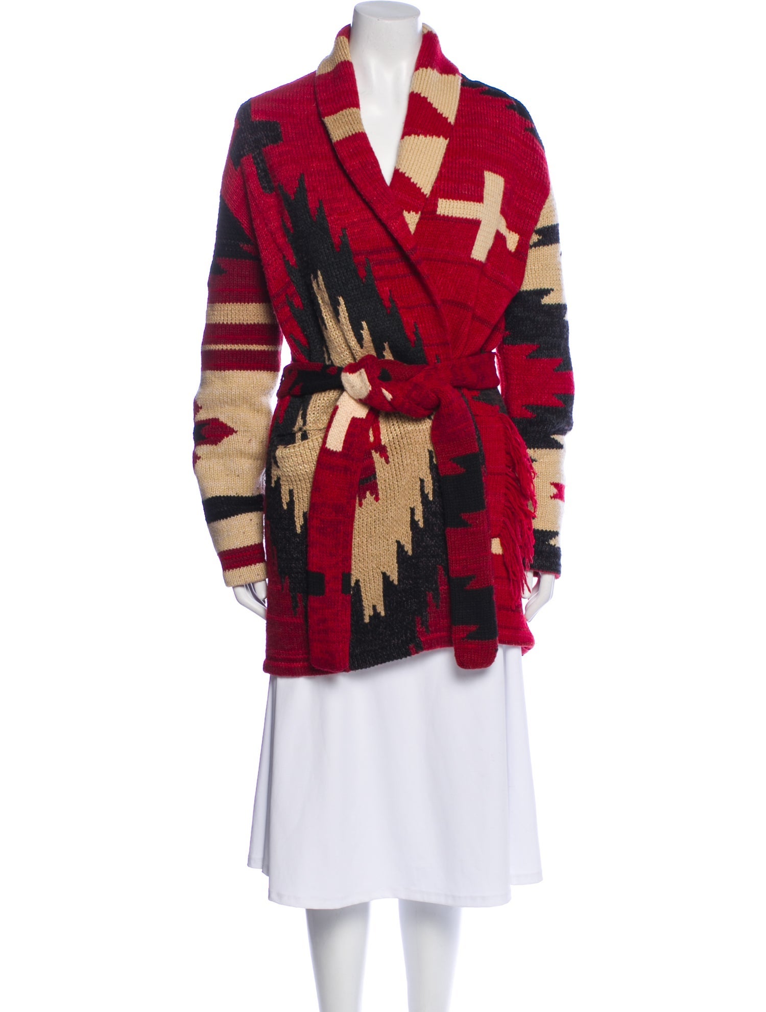 Polo Ralph Lauren Printed V-Neck Sweater