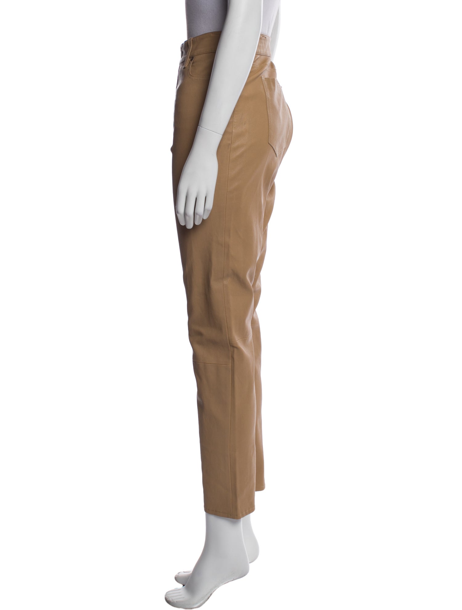 Polo Ralph Lauren Lamb Leather Skinny Leg Pants
