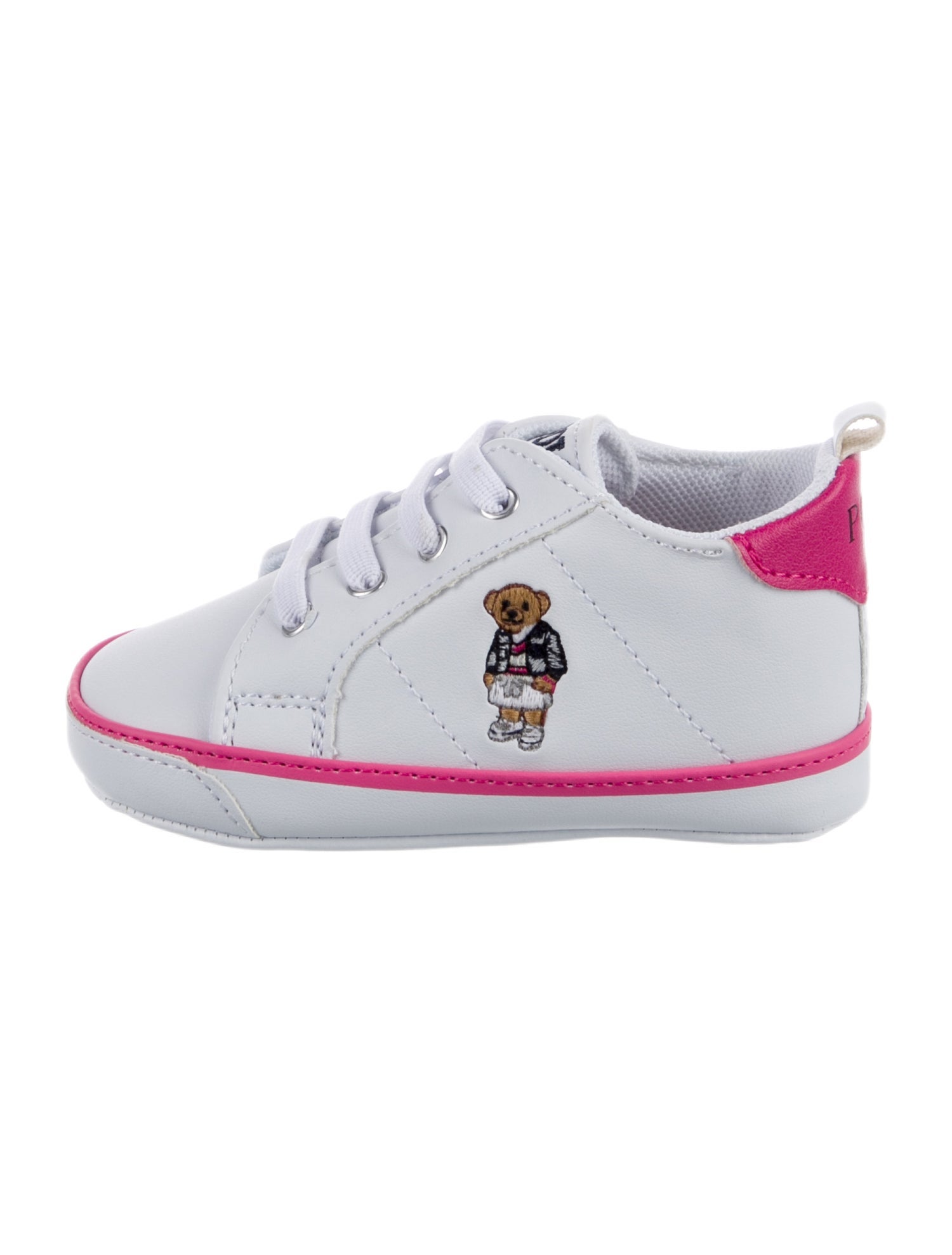 Polo Ralph Lauren Toddler Girls' Leather Embroidered Shoes
