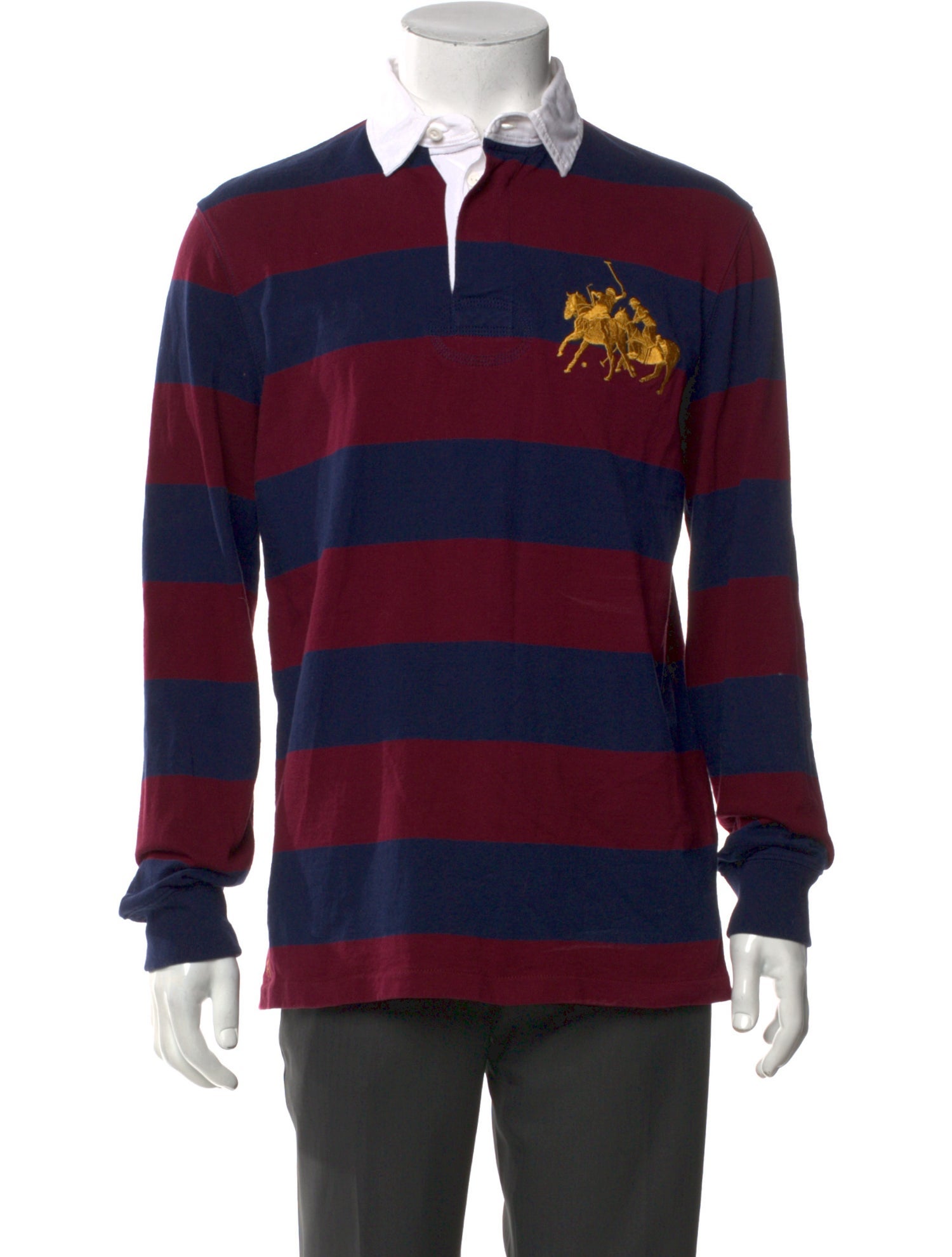 Polo Ralph Lauren Striped Collar Polo Shirt