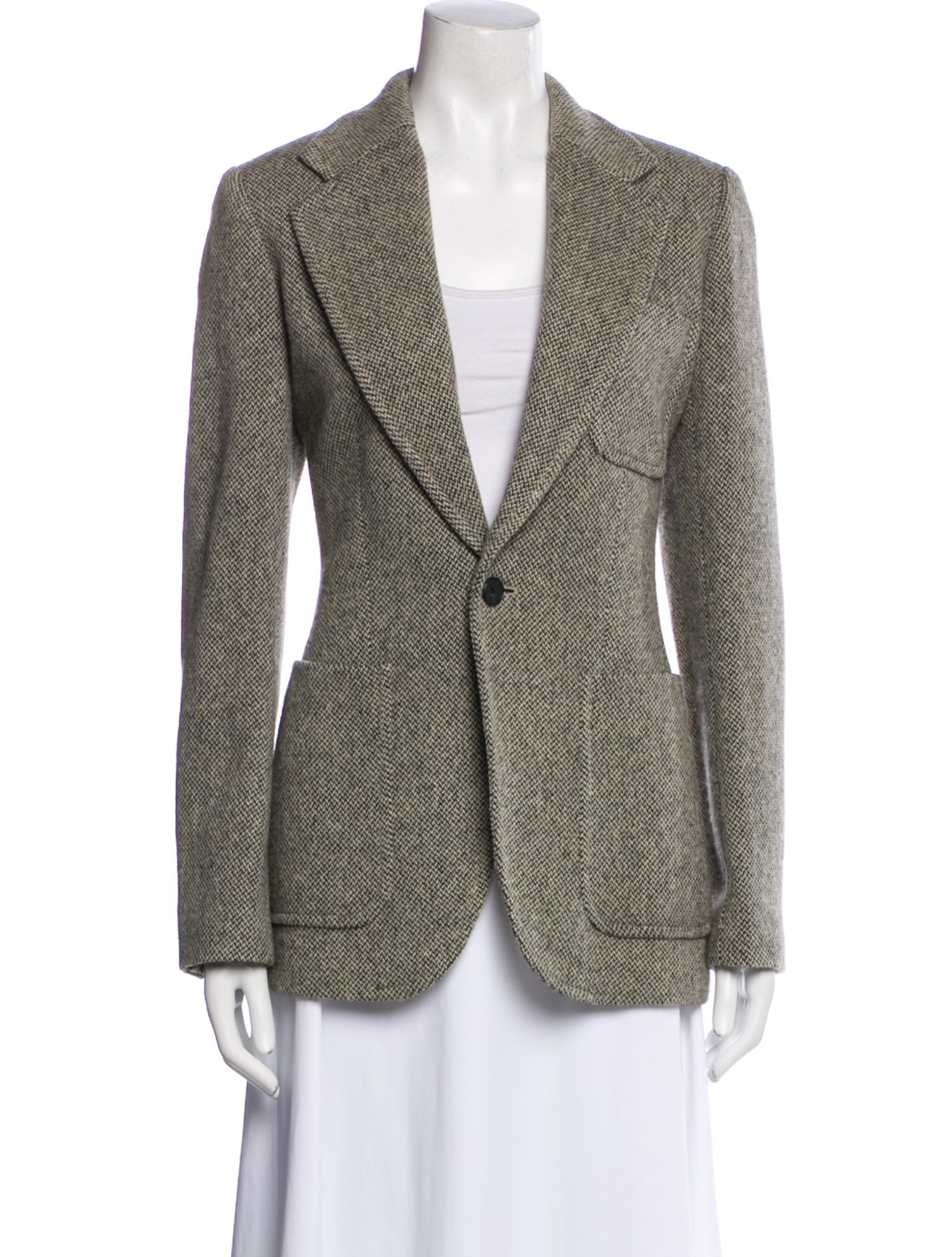 Polo Ralph Lauren Merino Wool Printed Blazer