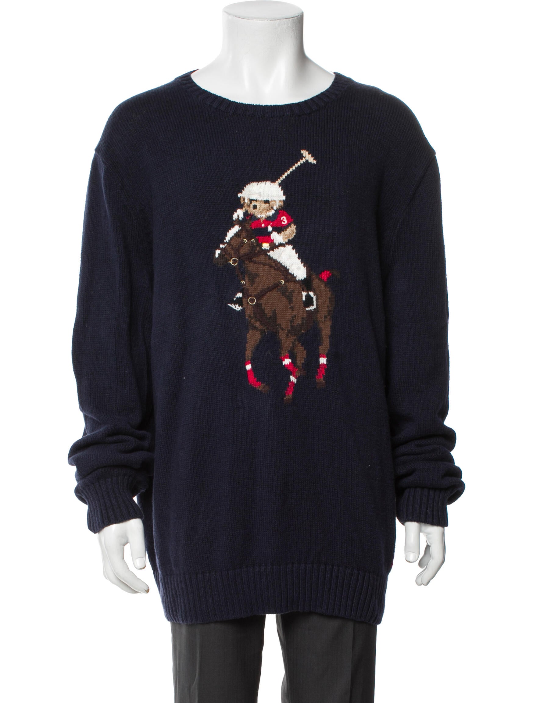Polo Ralph Lauren Graphic Print Scoop Neck Pullover