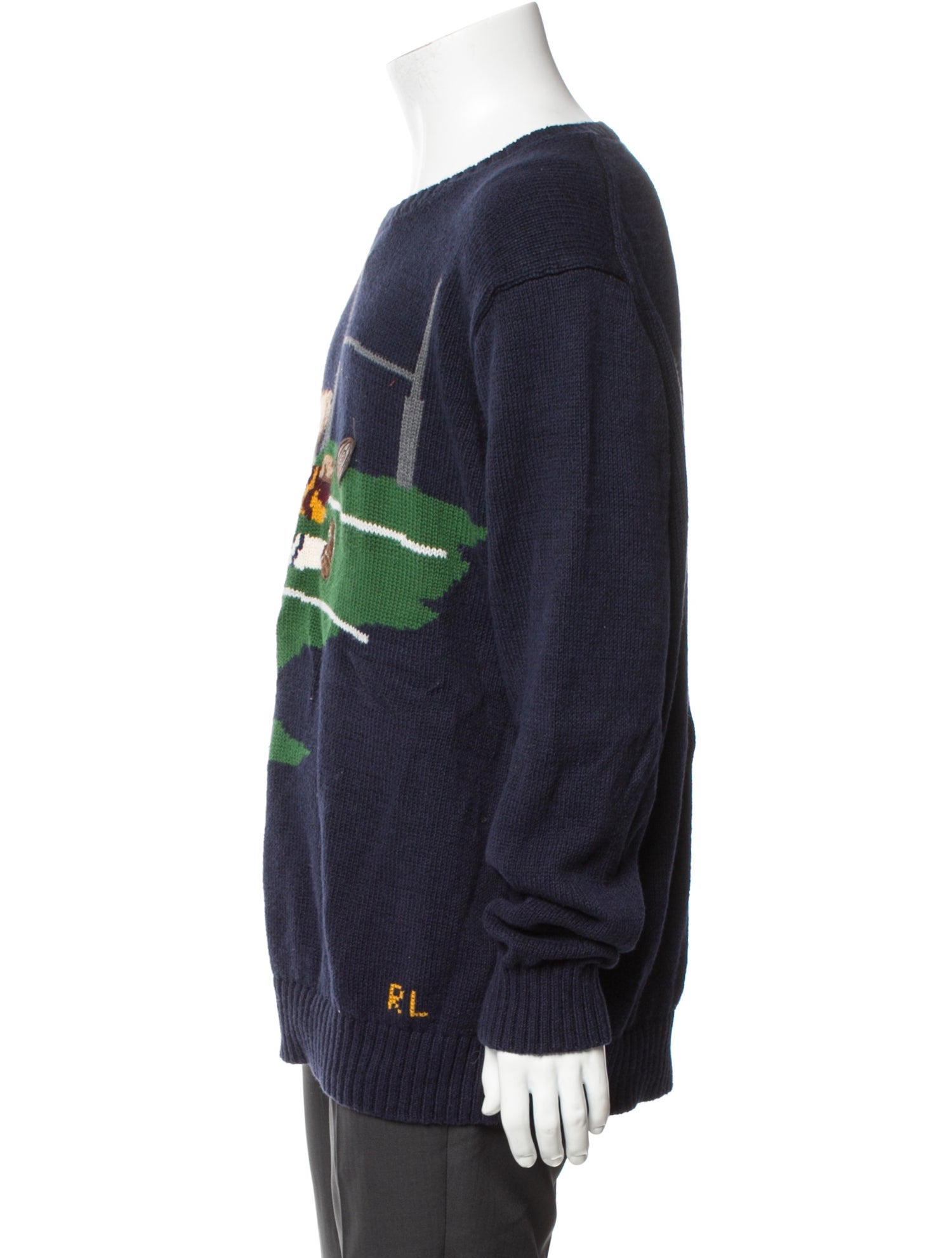 Polo Ralph Lauren Graphic Print Crew Neck Pullover