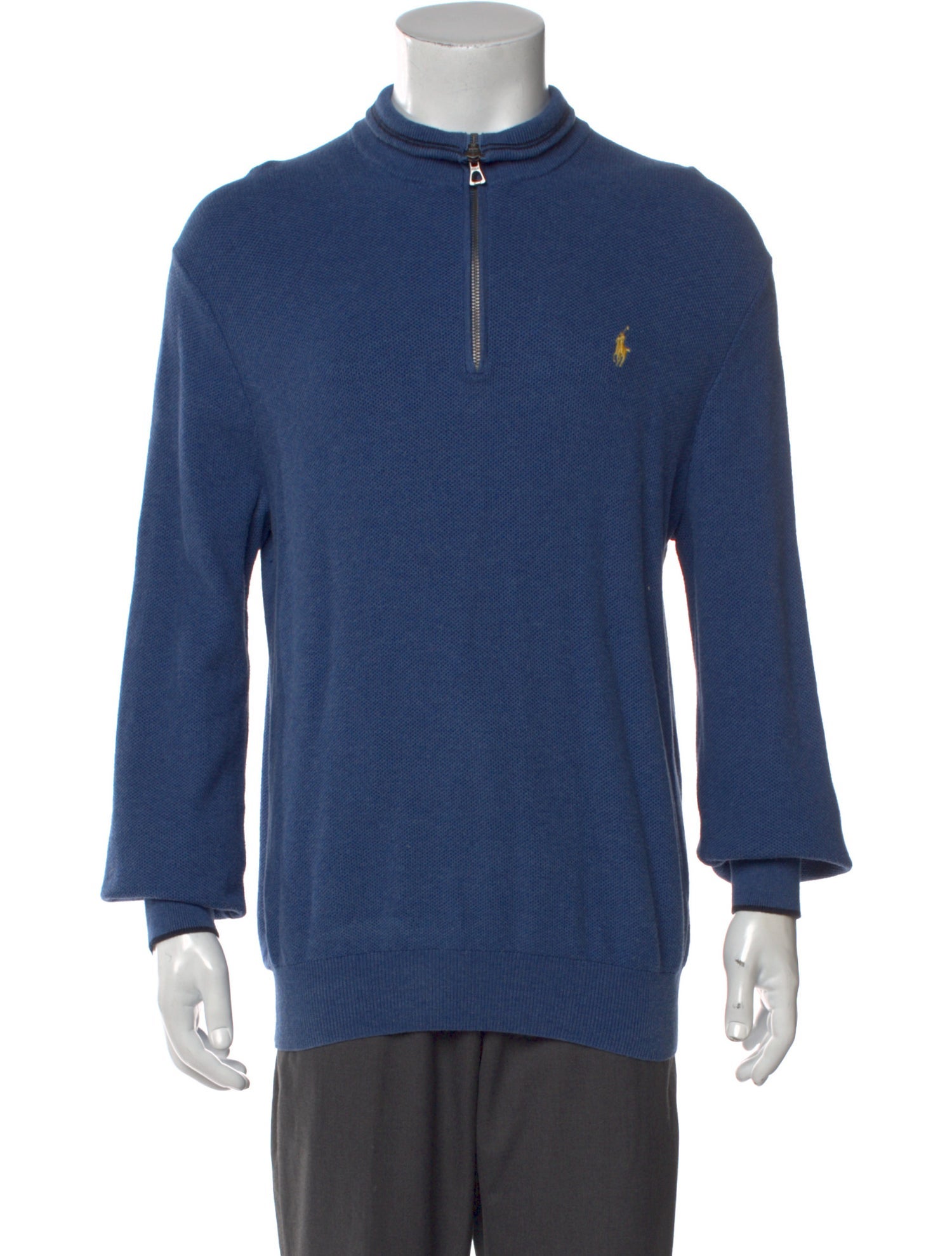 Polo Ralph Lauren Mock Neck Long Sleeve Polo Sweater