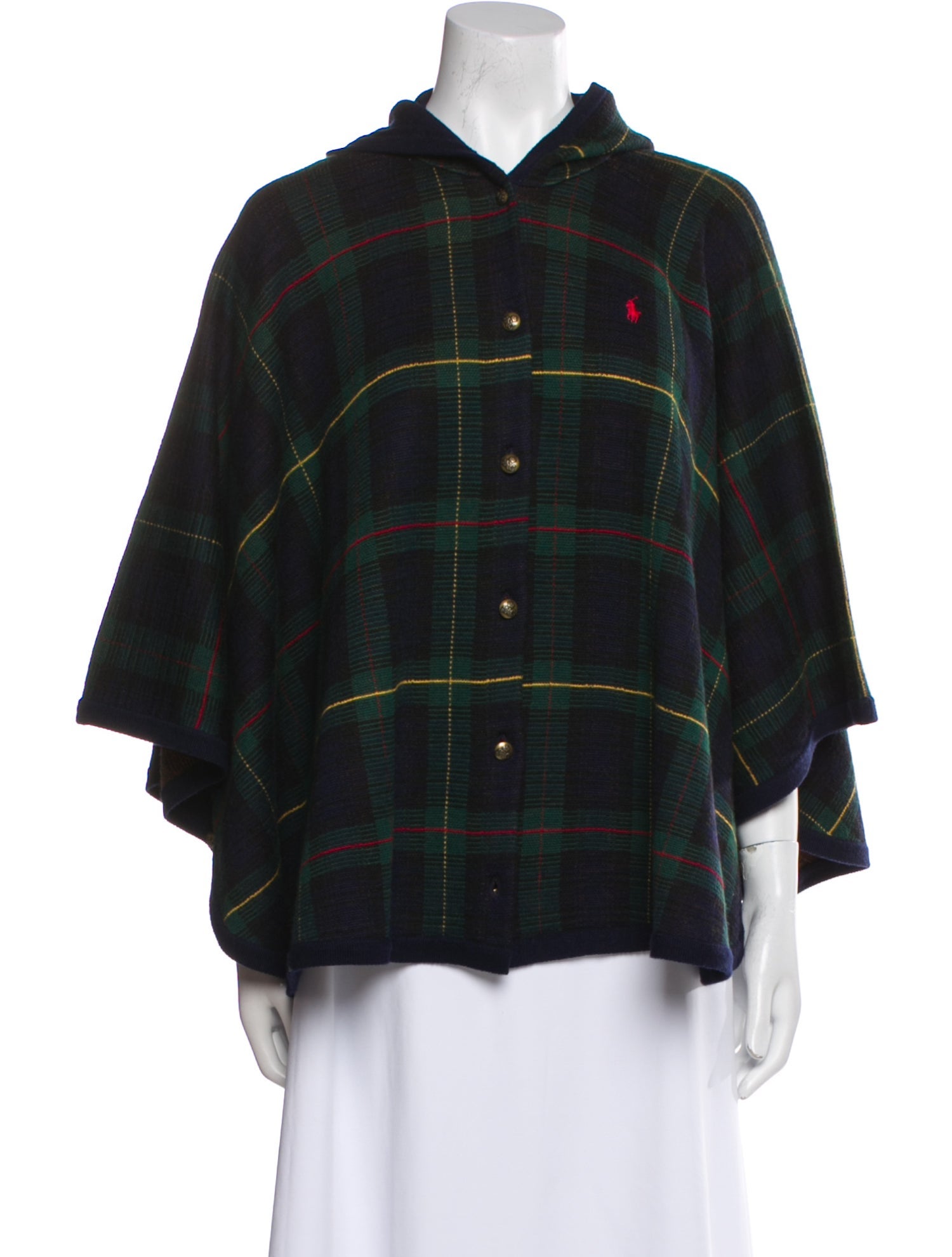 Polo Ralph Lauren Wool Plaid Print Sweater