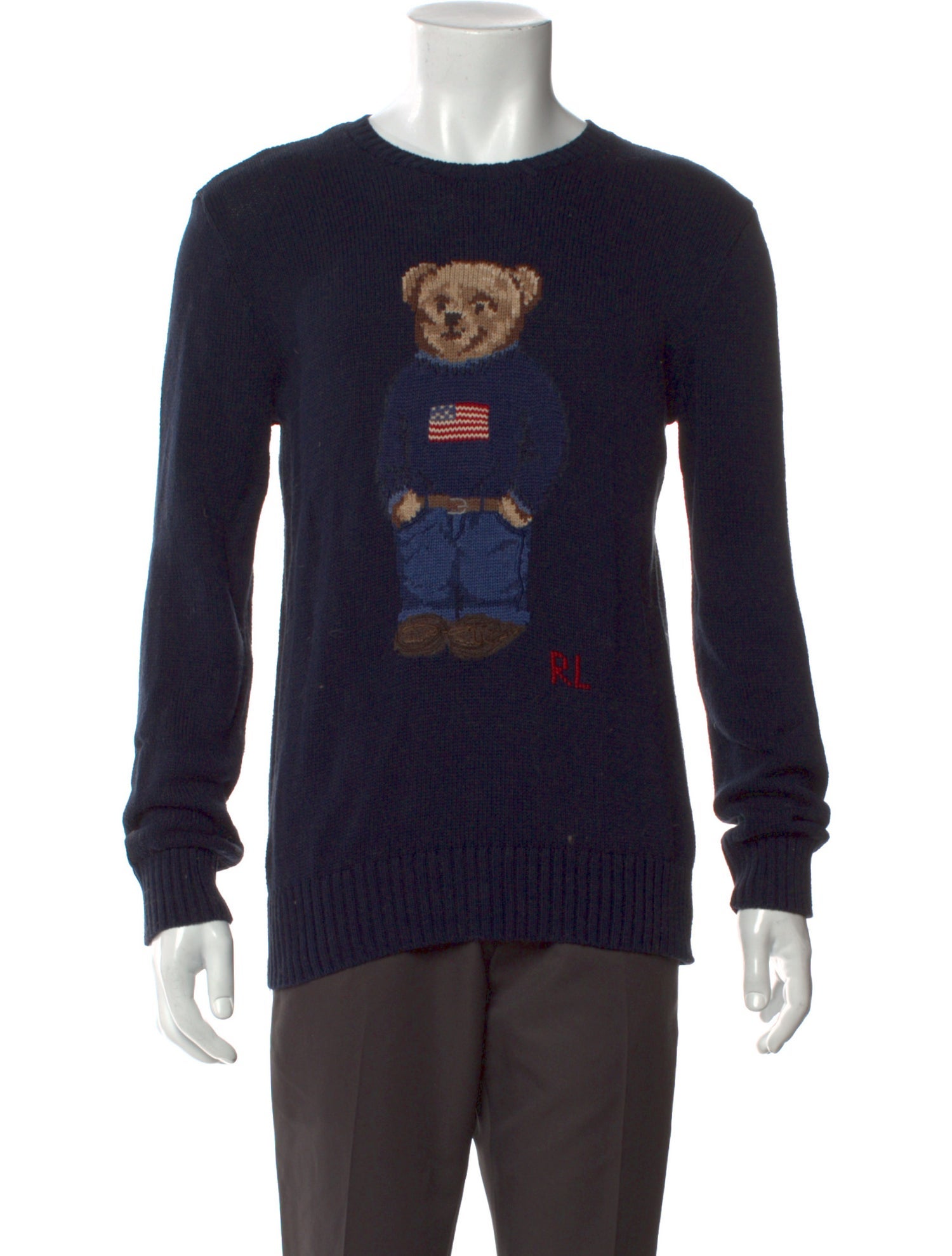 Polo Ralph Lauren Graphic Print Crew Neck Pullover