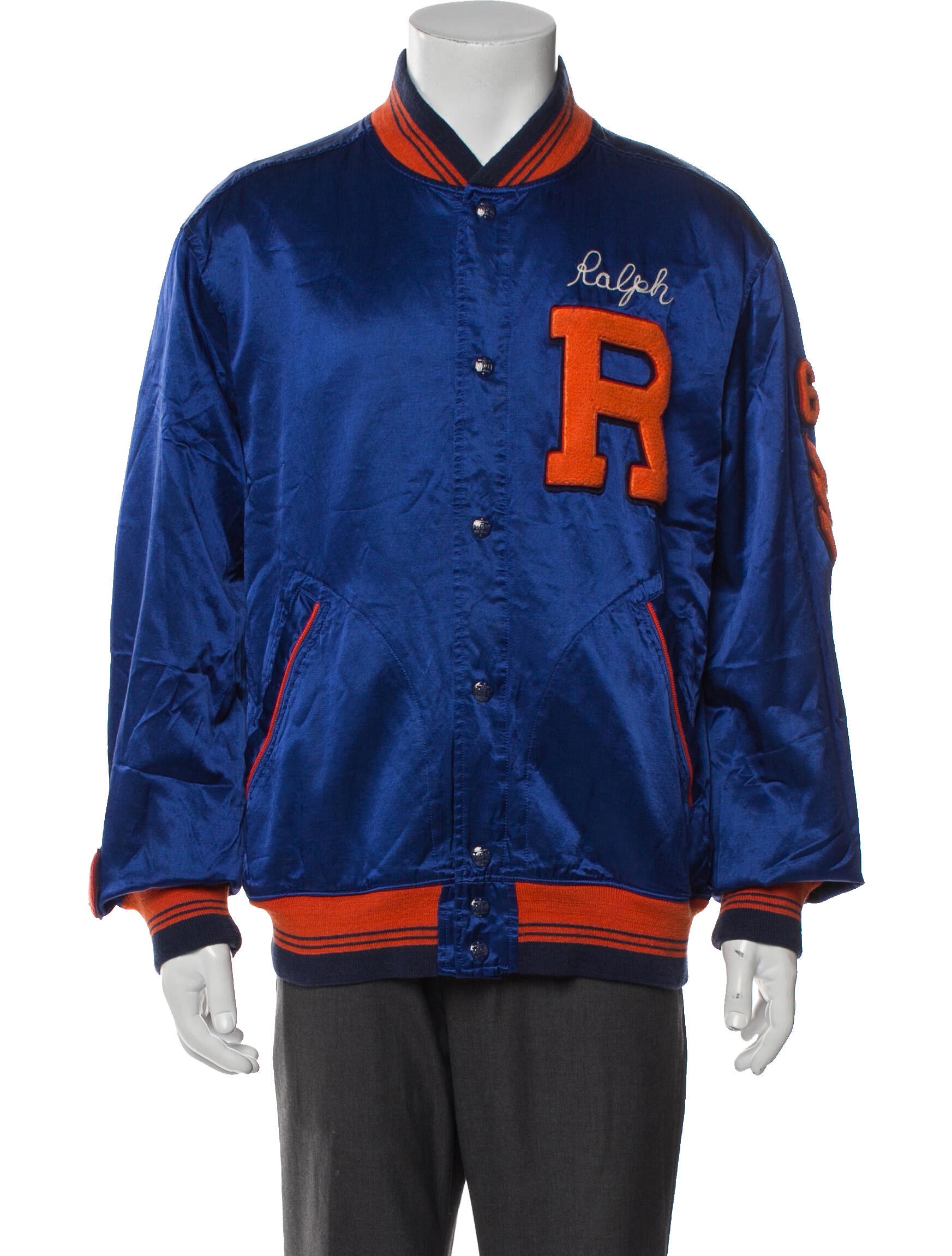 Polo Ralph Lauren Graphic Print Varsity Jacket w/ Tags