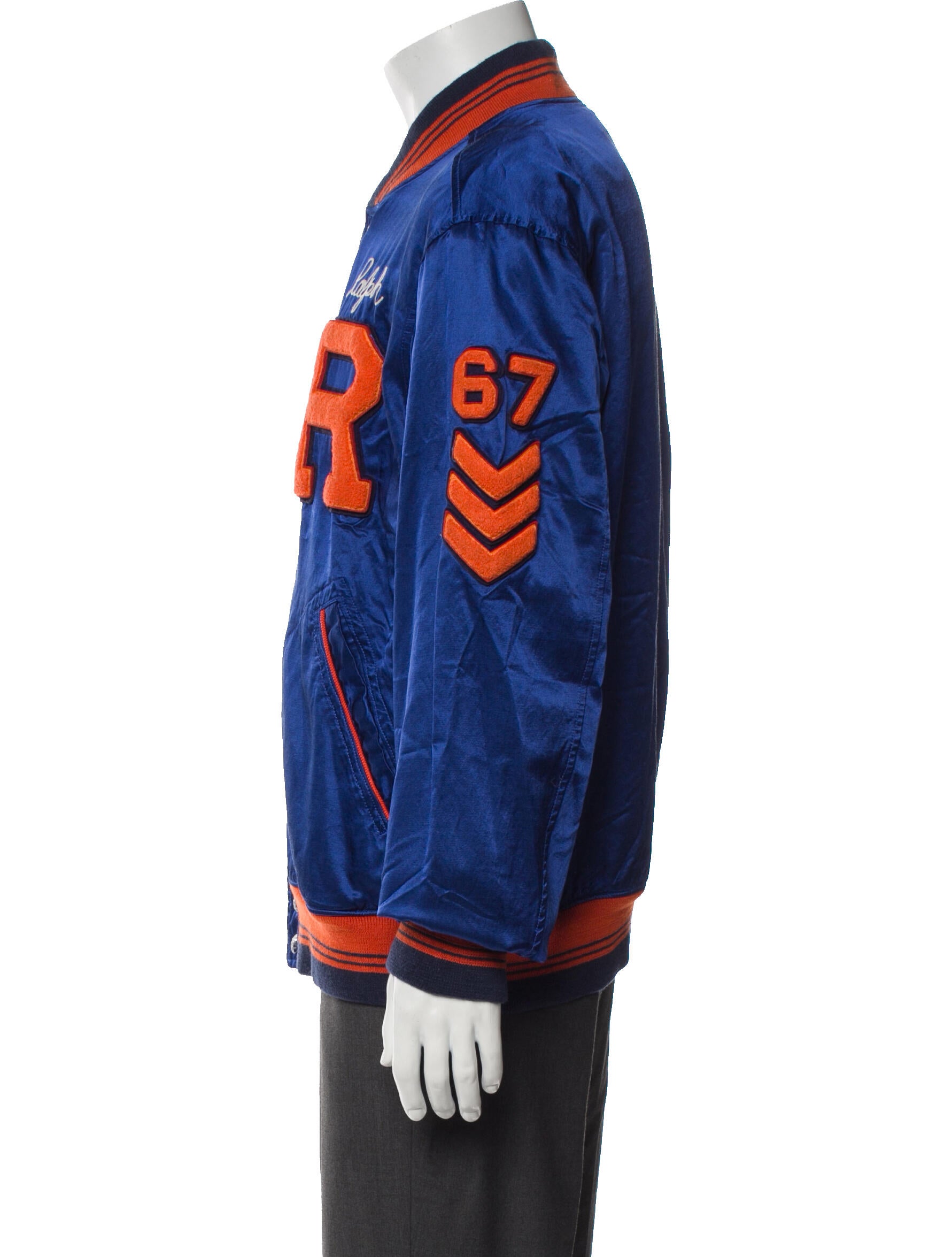 Polo Ralph Lauren Graphic Print Varsity Jacket w/ Tags